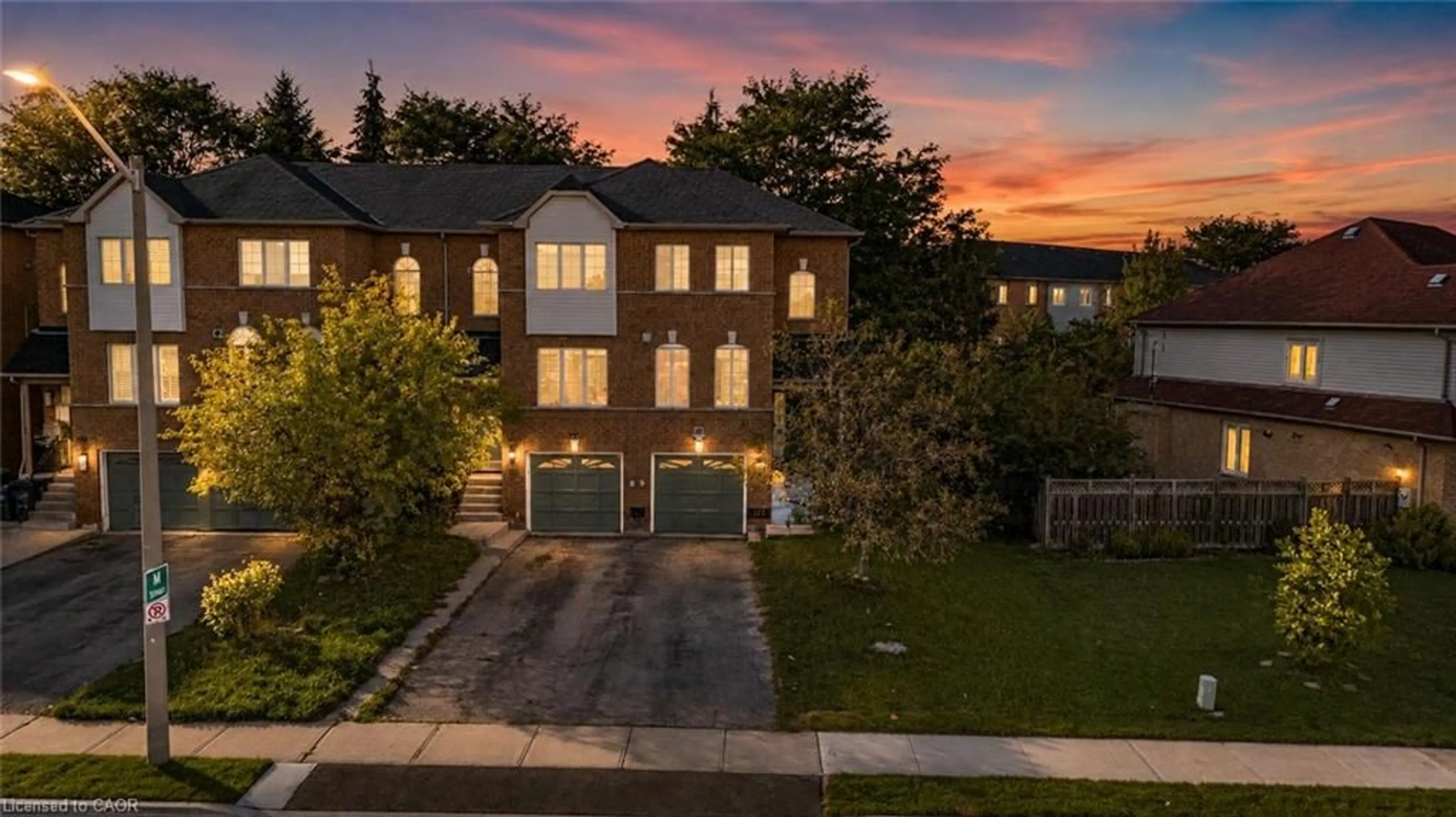 A pic from outside/outdoor area/front of a property/back of a property/a pic from drone, street for 123 Brickyard Way, Brampton Ontario L6V 4M2
