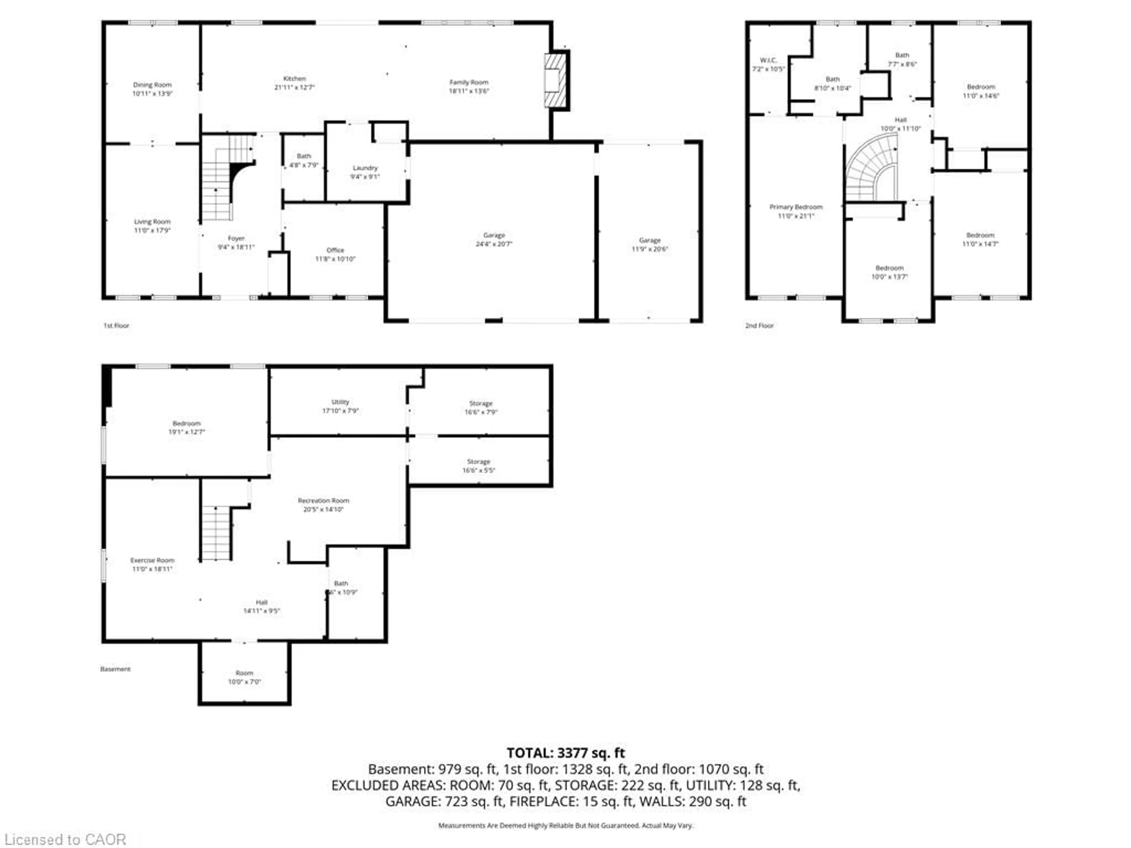 Floor plan for 15 Danube Dr, Heidelberg Ontario N0B 2M1