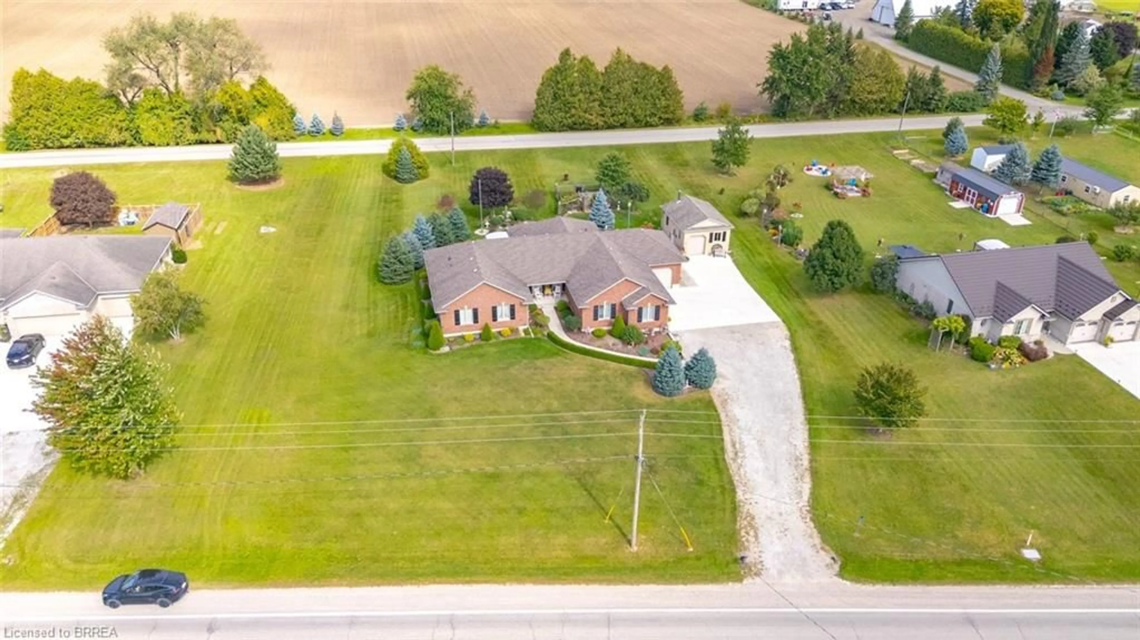 A pic from outside/outdoor area/front of a property/back of a property/a pic from drone, unknown for 172 Highway 53, Cathcart Ontario N0E 1B0