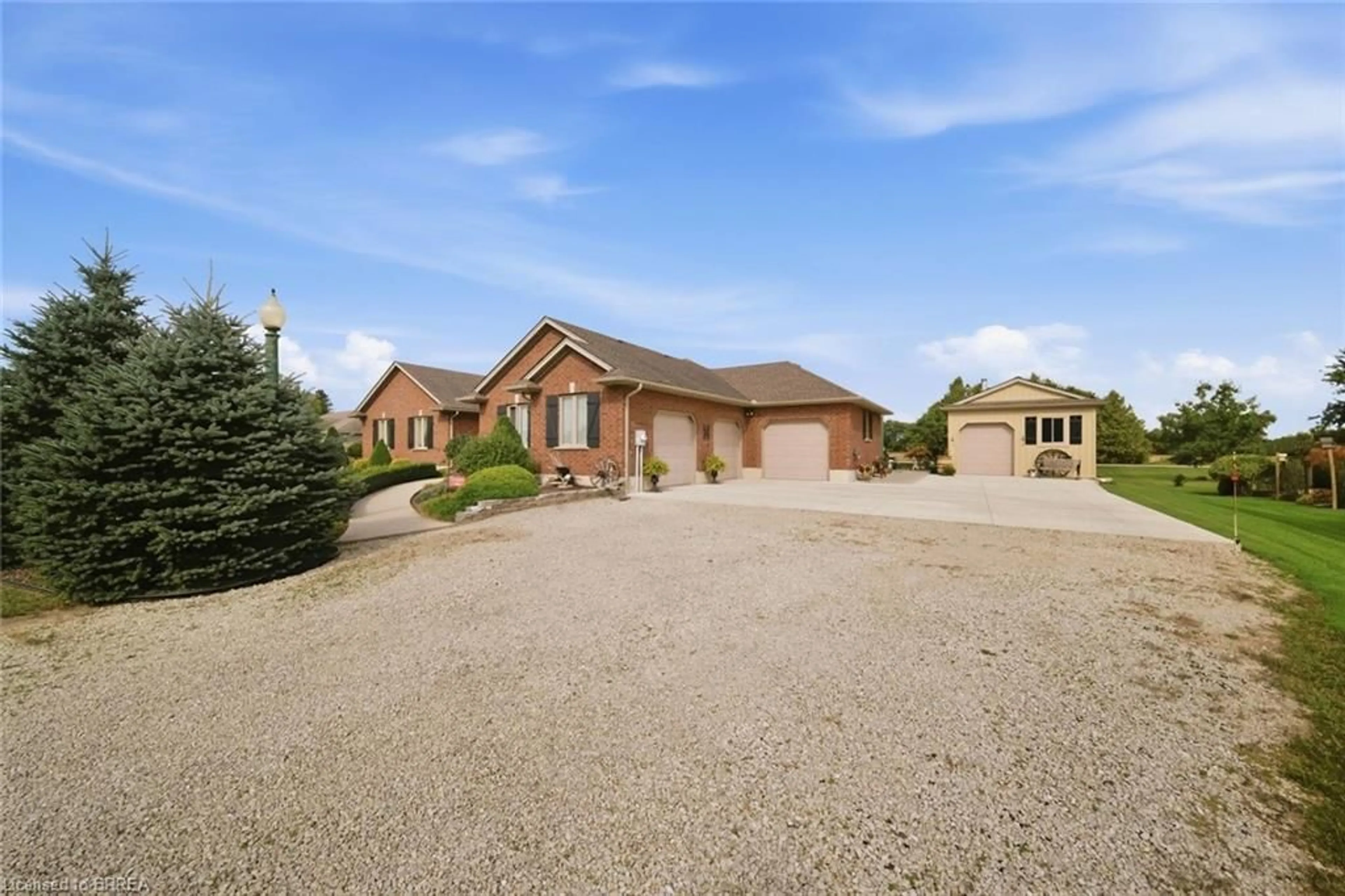 A pic from outside/outdoor area/front of a property/back of a property/a pic from drone, street for 172 Highway 53, Cathcart Ontario N0E 1B0