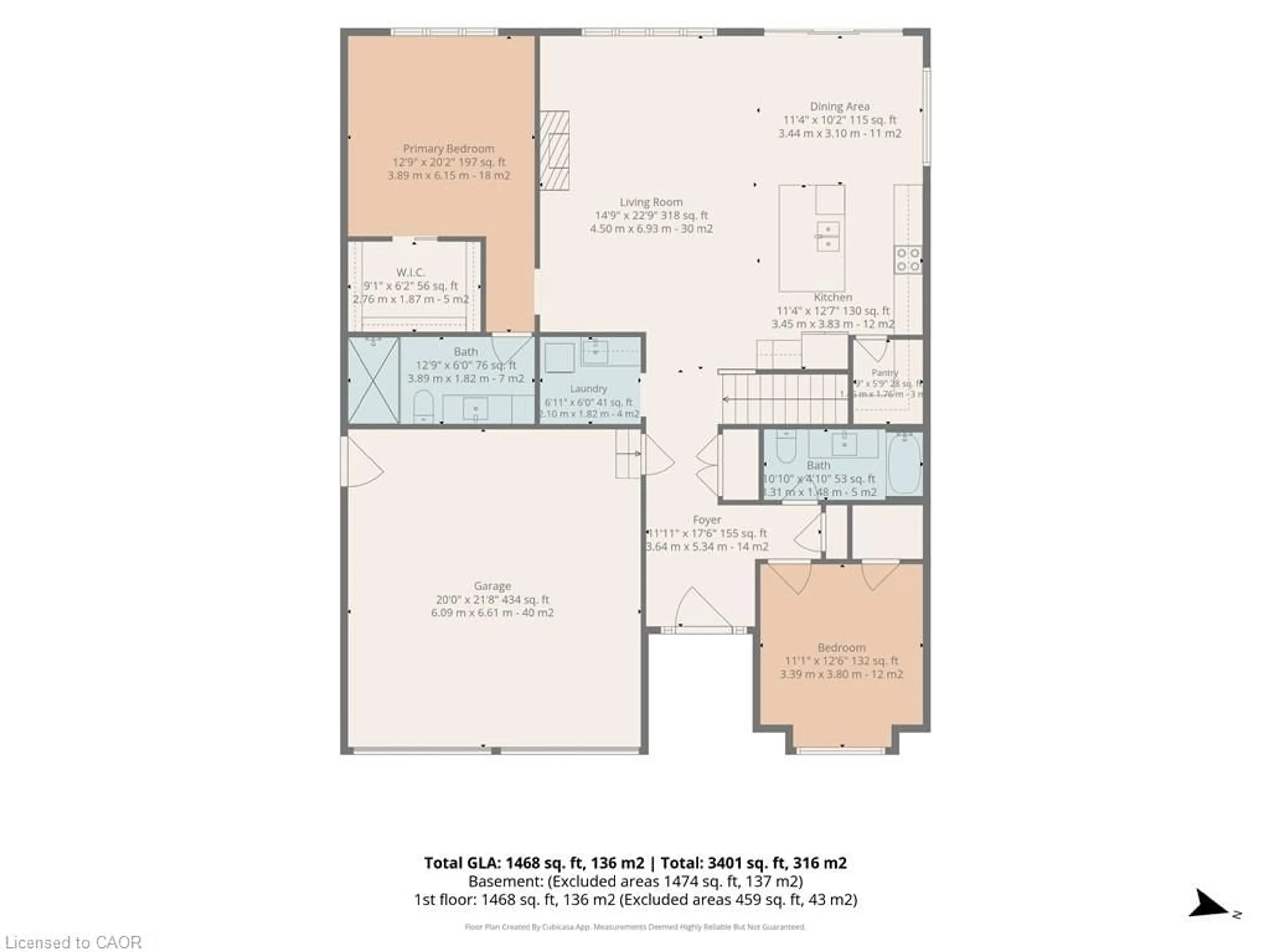 Floor plan for 42 Judd Dr, Simcoe Ontario N3Y 0G7