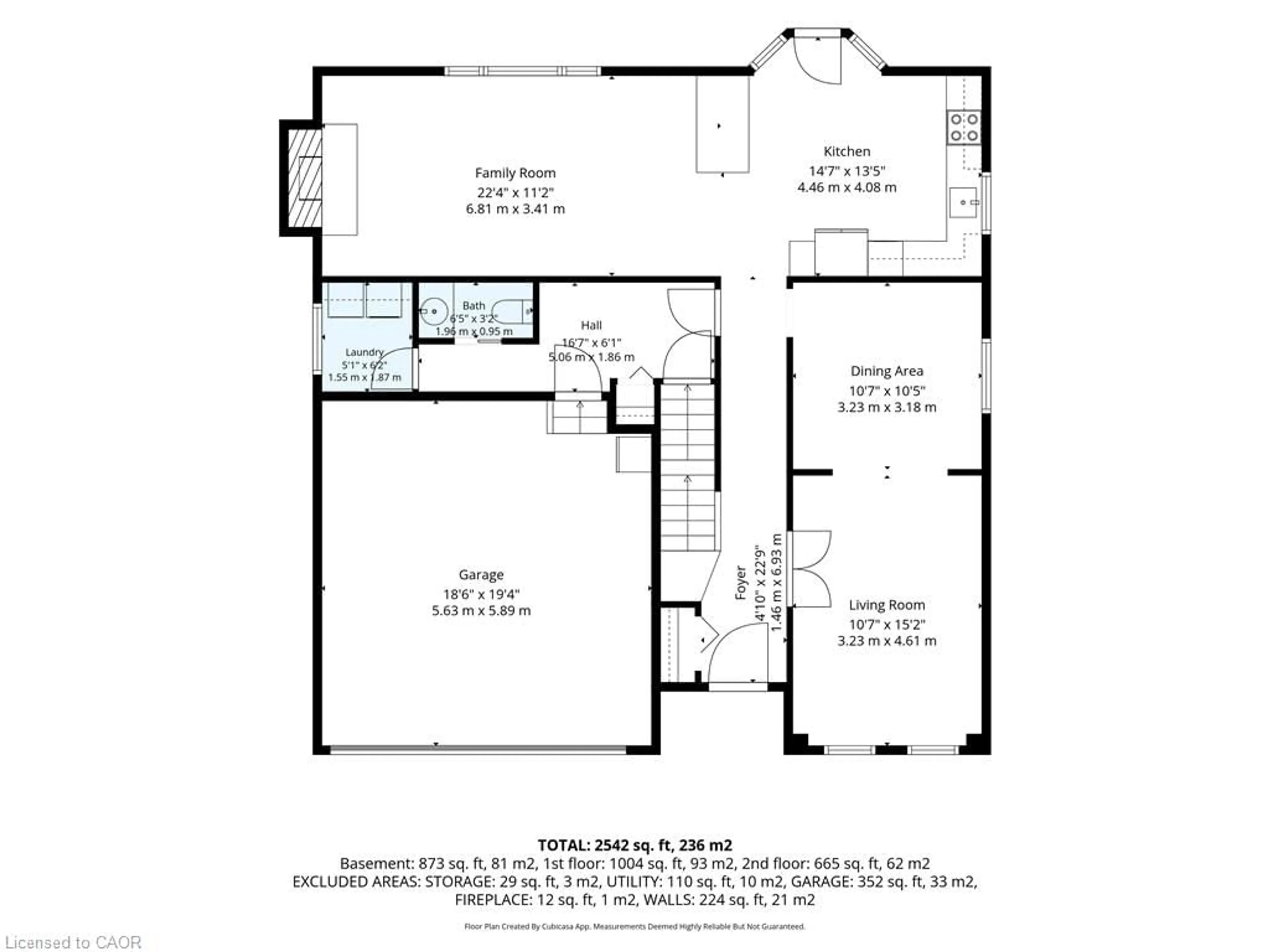 Floor plan for 32 Stonehaven Pl, Cambridge Ontario N1S 4V8