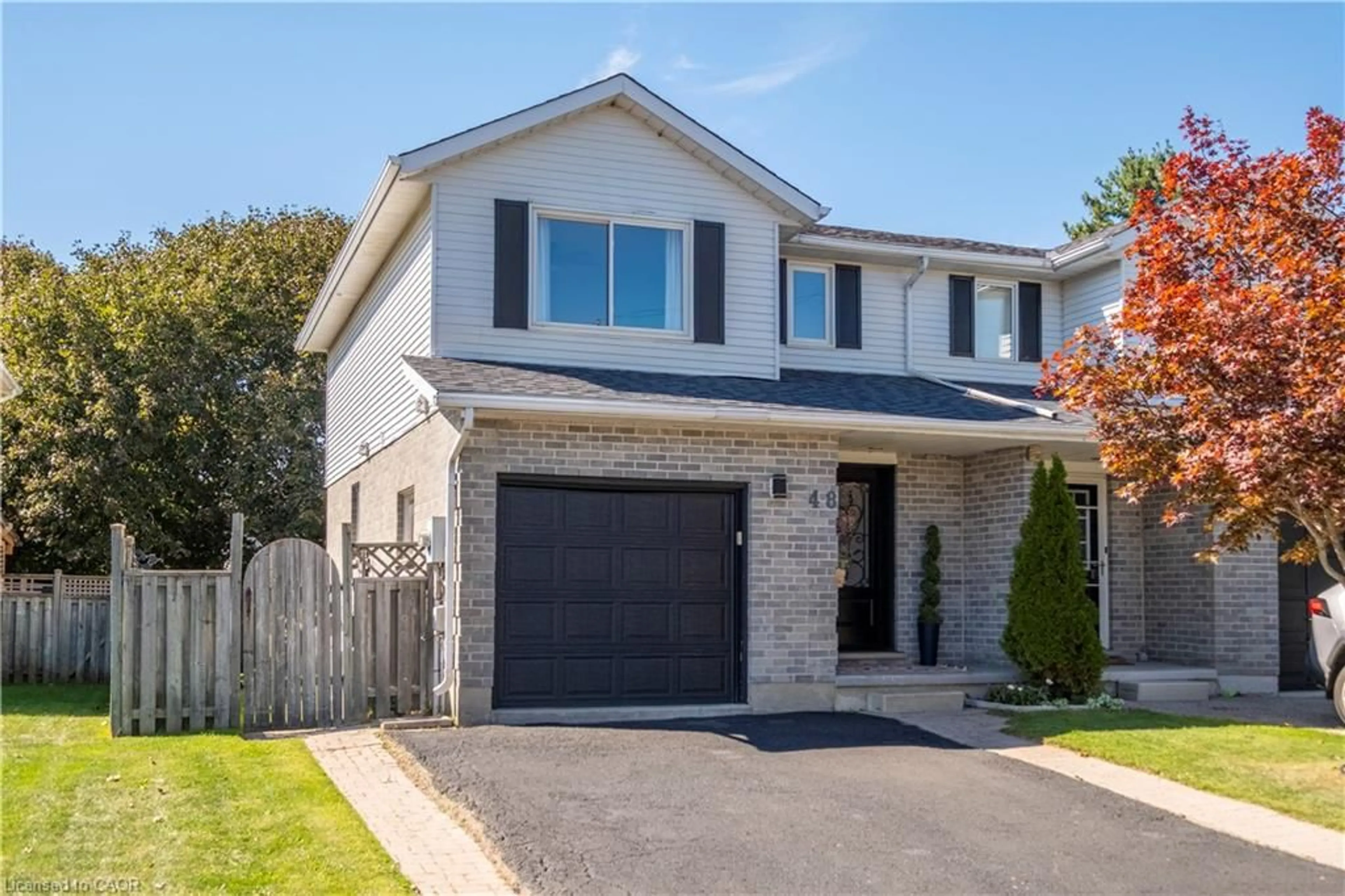 Home with brick exterior material, street for 48 Kathleen St, Paris Ontario N3L 3X8