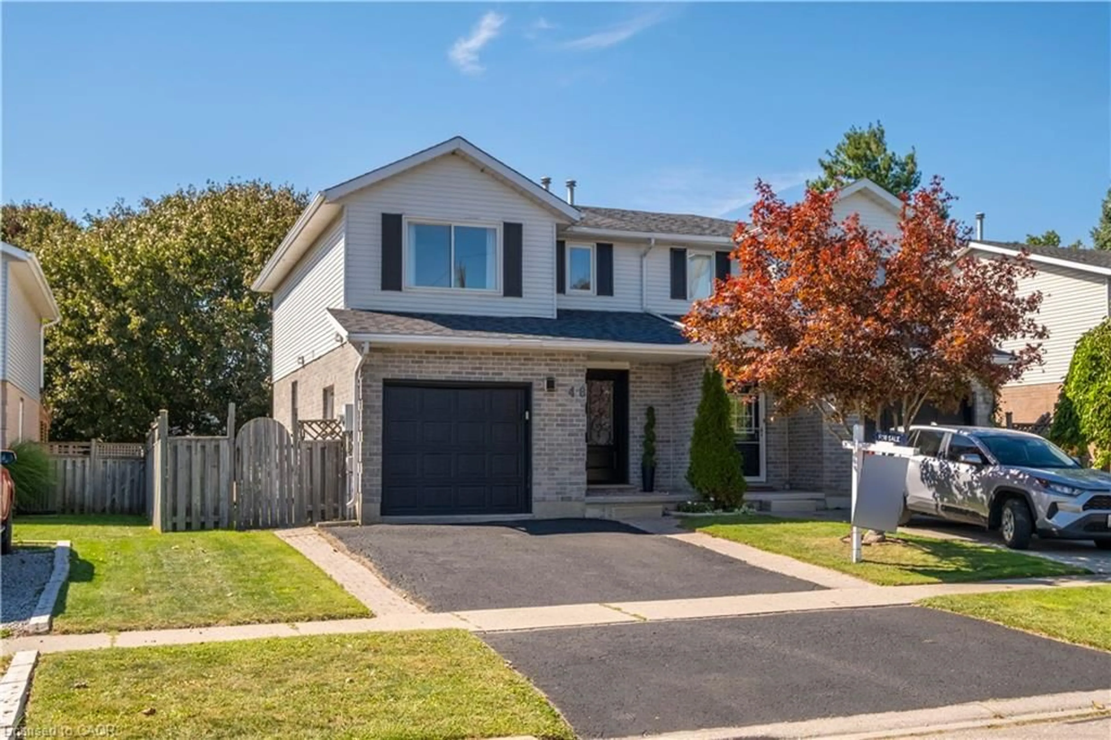Home with brick exterior material, street for 48 Kathleen St, Paris Ontario N3L 3X8