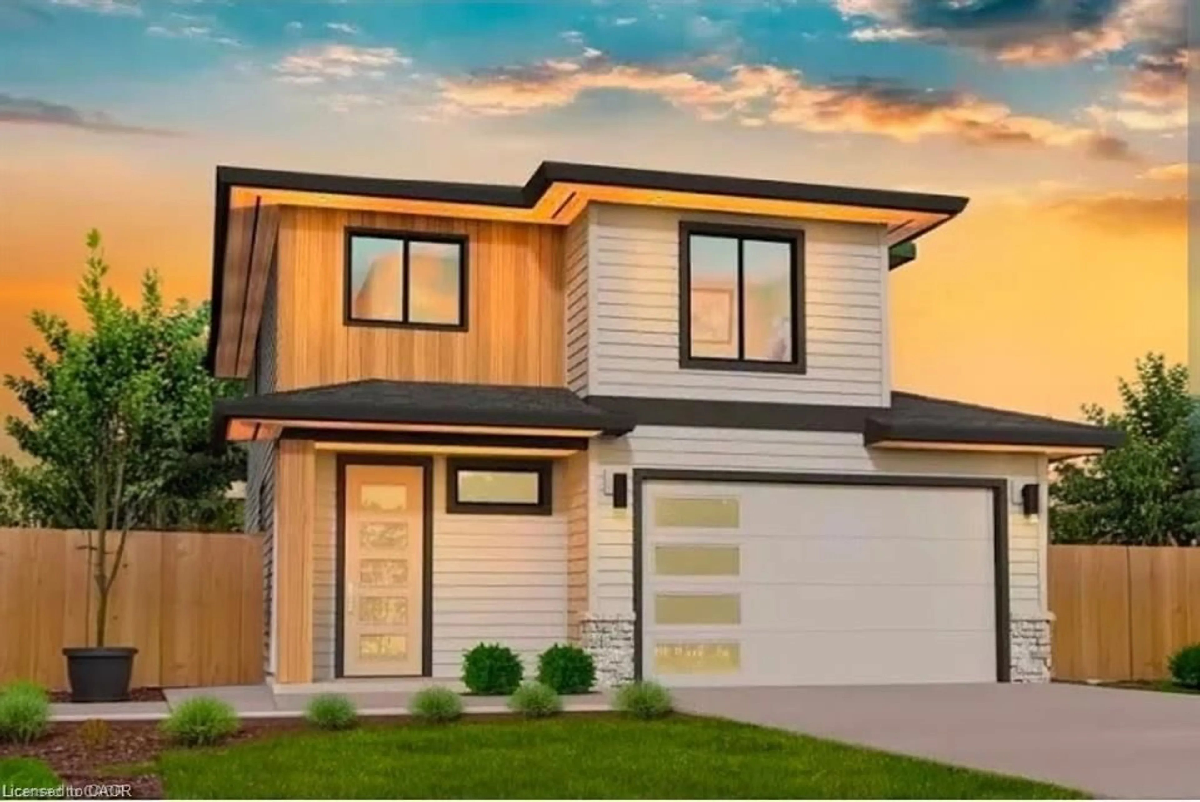 Home with vinyl exterior material, street for LOT 66 Coulter St, Milverton Ontario N0K 1M0