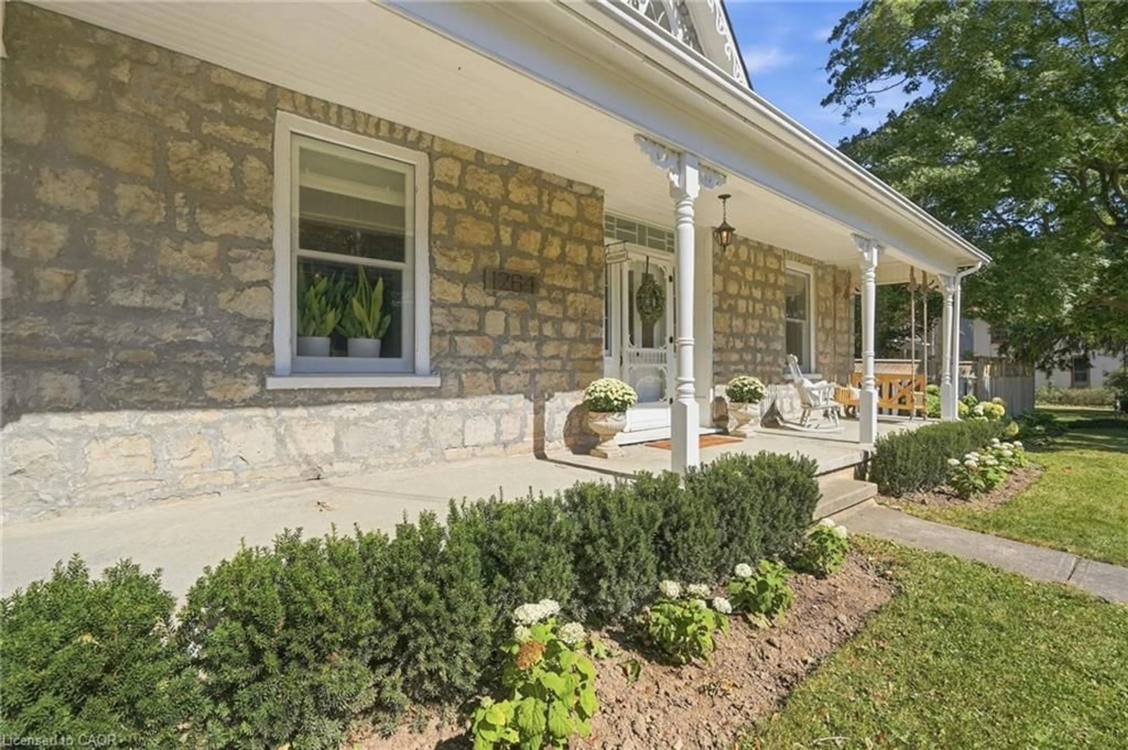 Home with brick exterior material, street for 1264 Old #8 Hwy, Sheffield Ontario L0R 1Z0