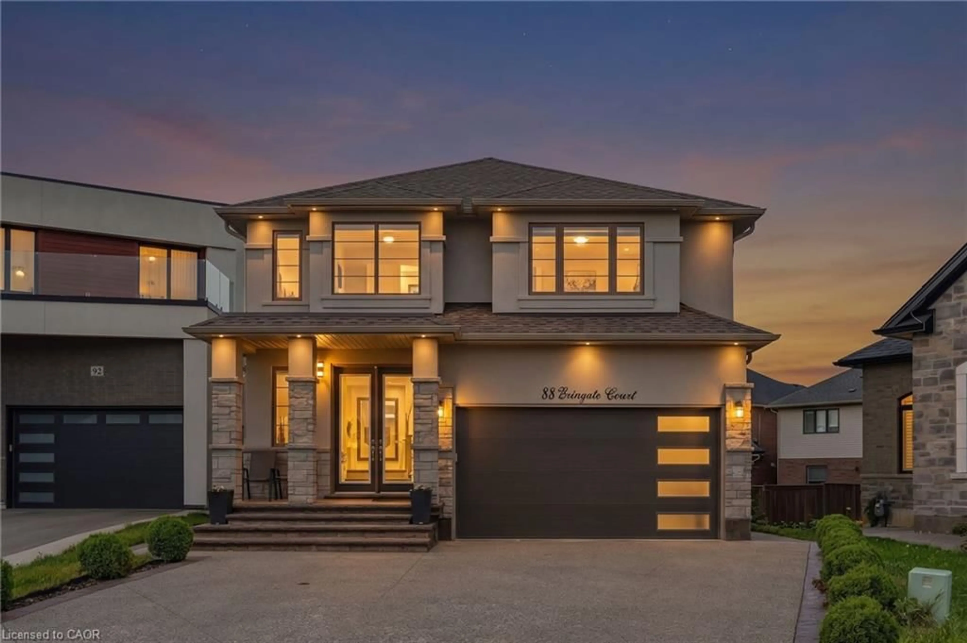 Home with brick exterior material, street for 88 Eringate Crt, Stoney Creek Ontario L8J 3Y4
