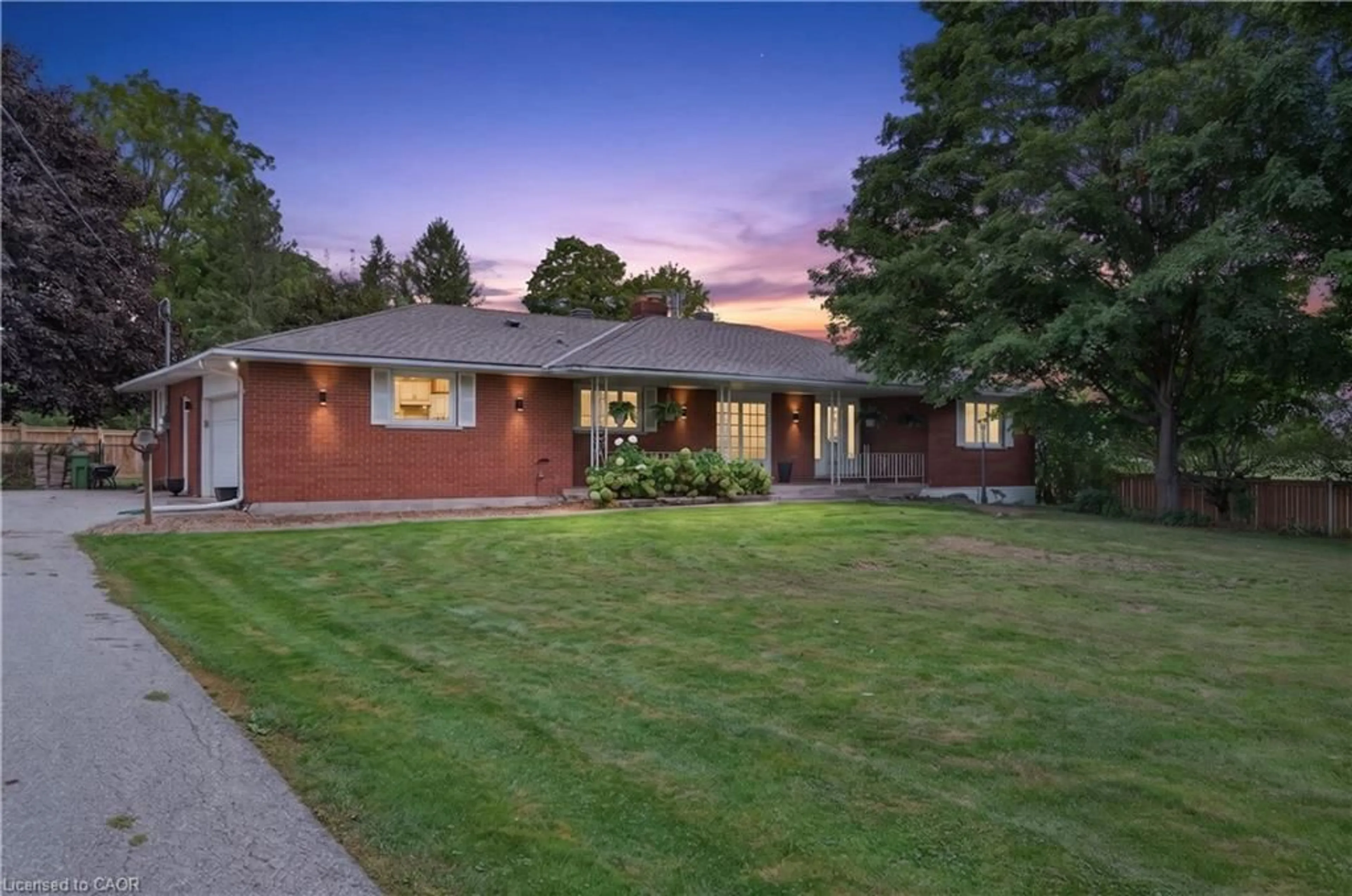 Home with brick exterior material, street for 708 Old #8 Hwy, Rockton Ontario L0R 1X0