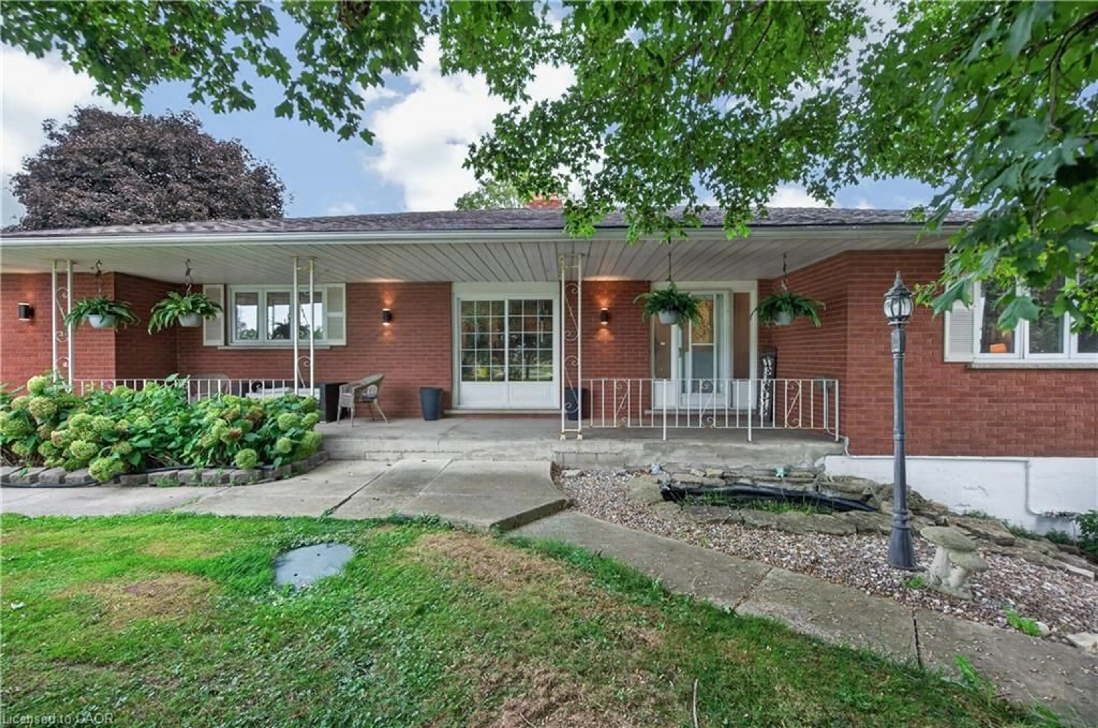 Home with brick exterior material, street for 708 Old #8 Hwy, Rockton Ontario L0R 1X0