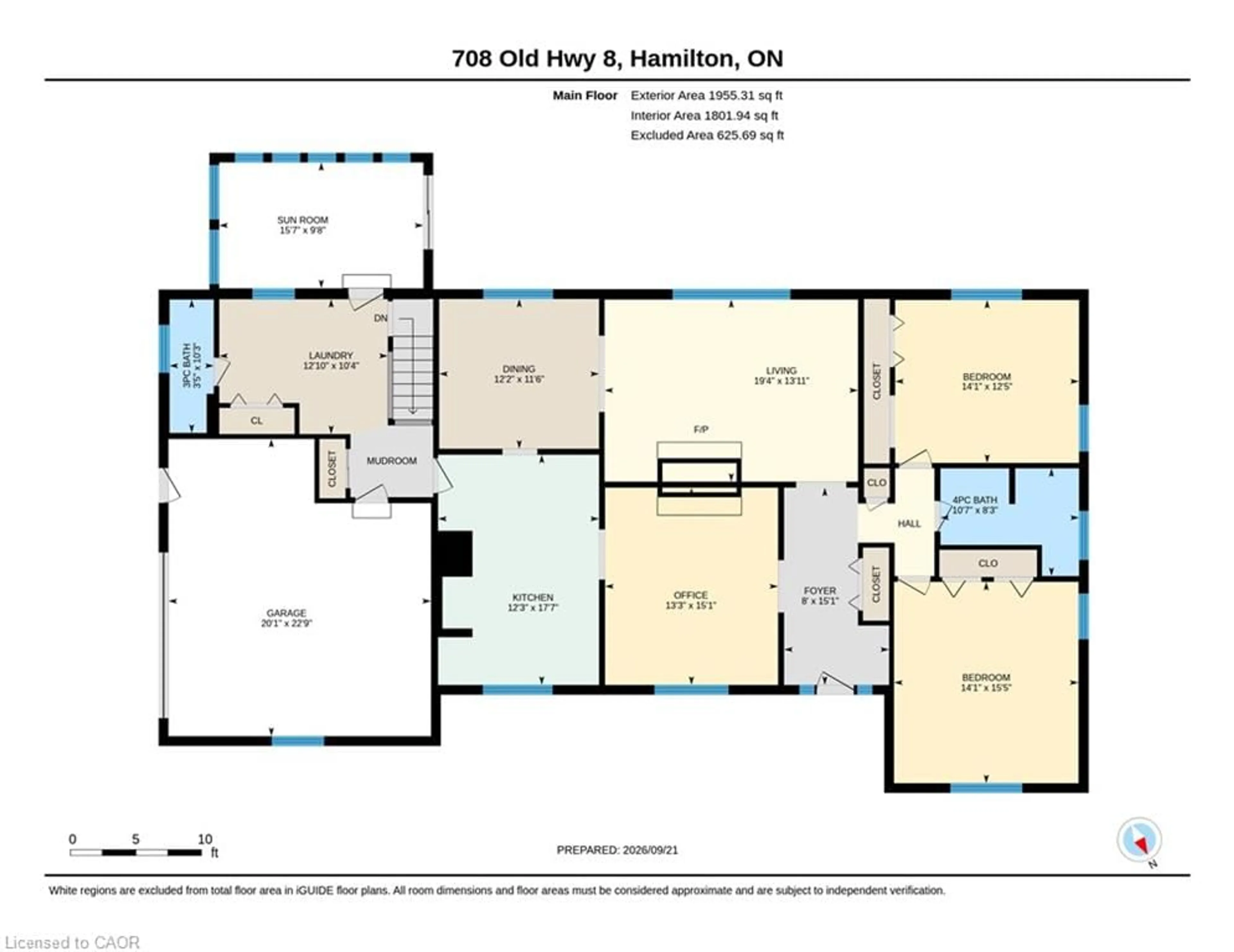 Floor plan for 708 Old #8 Hwy, Rockton Ontario L0R 1X0