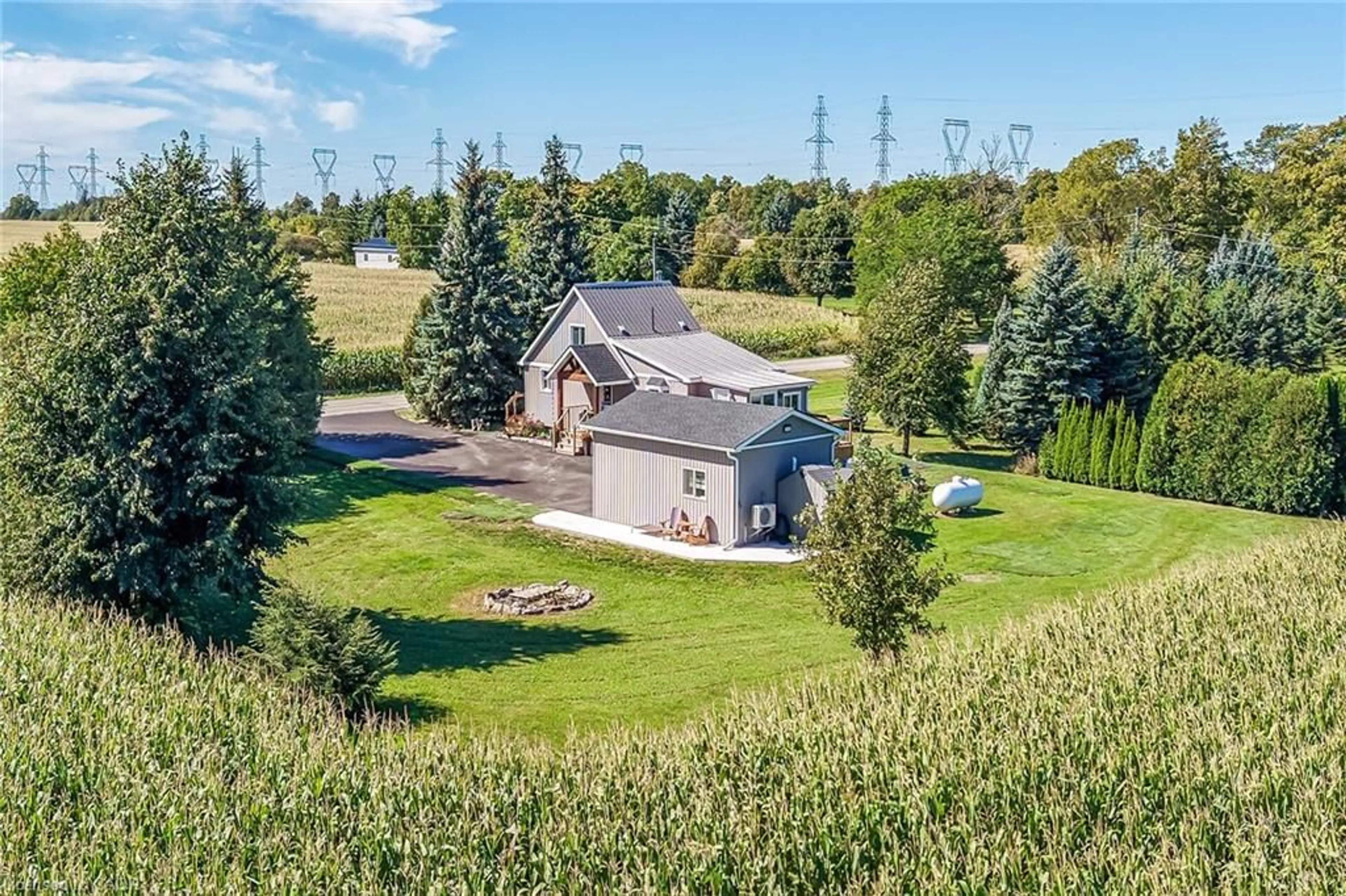 A pic from outside/outdoor area/front of a property/back of a property/a pic from drone, unknown for 359 First Line, Hagersville Ontario N0A 1H0