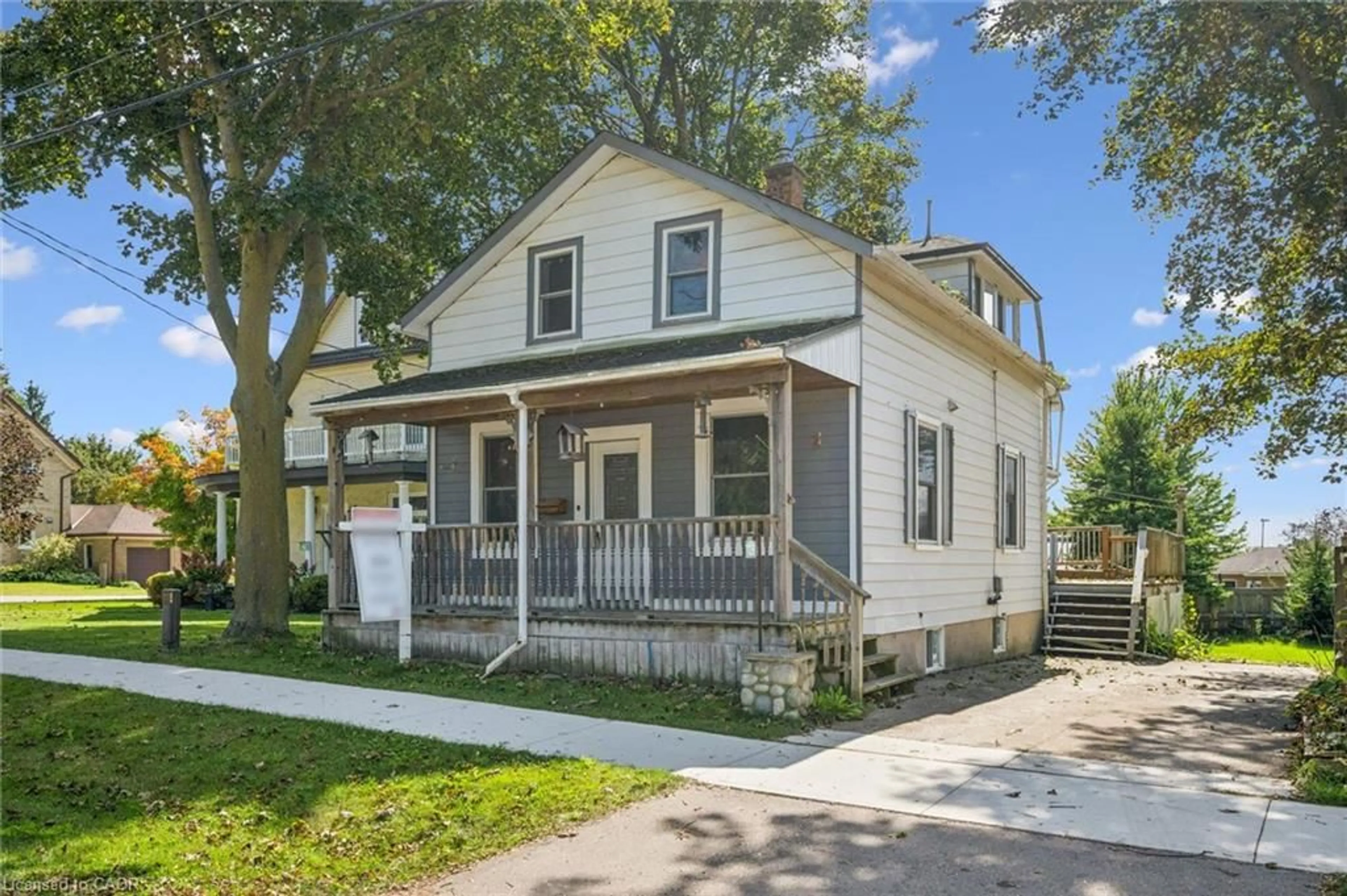 Home with vinyl exterior material, street for 1126 Queen's Bush Rd, Wellesley Ontario N0B 2T0