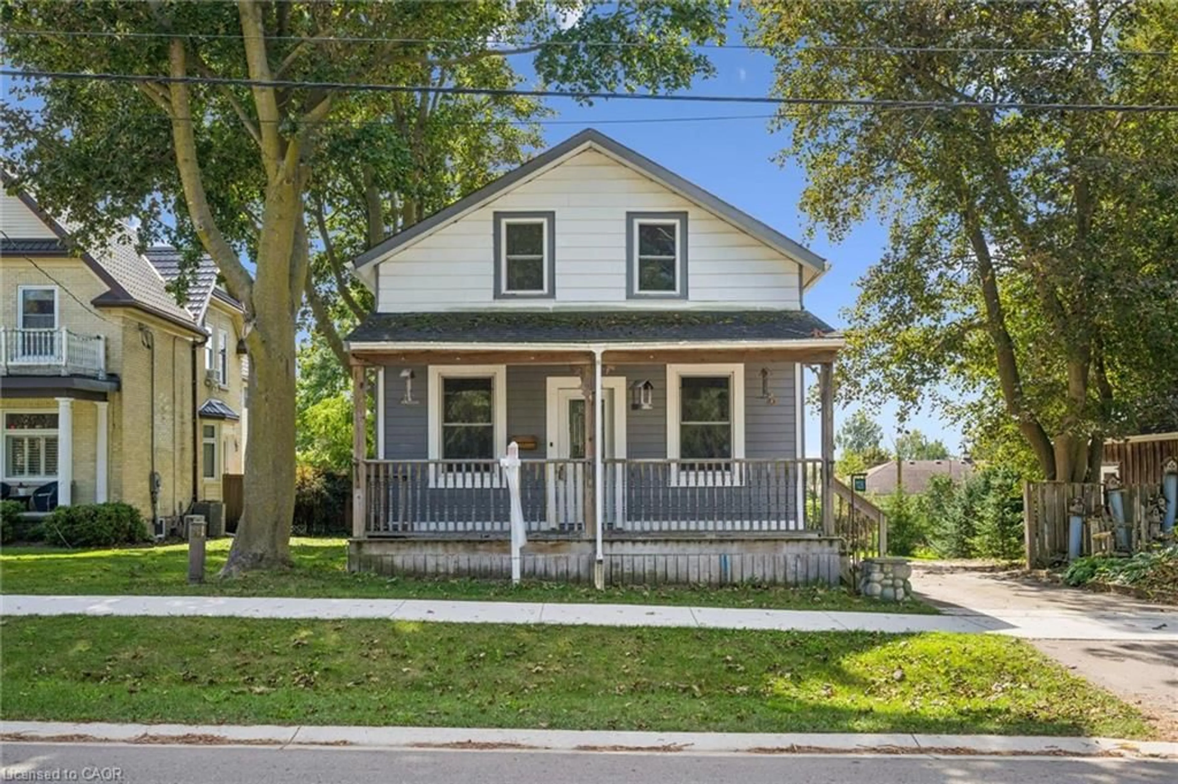 Home with vinyl exterior material, street for 1126 Queen's Bush Rd, Wellesley Ontario N0B 2T0