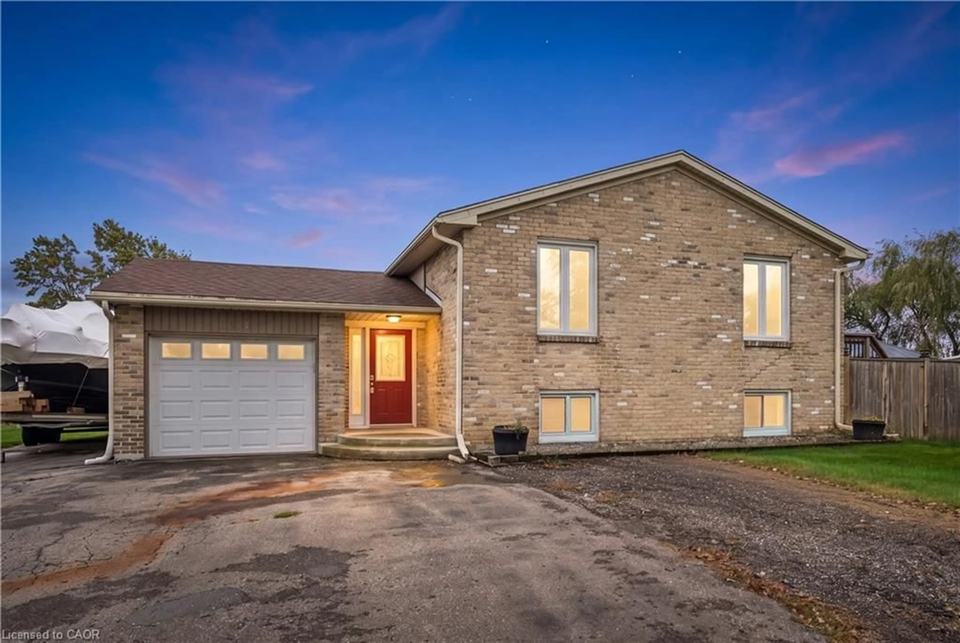 Home with brick exterior material, street for 1211 Old Highway 8, Sheffield Ontario L0R 1Z0