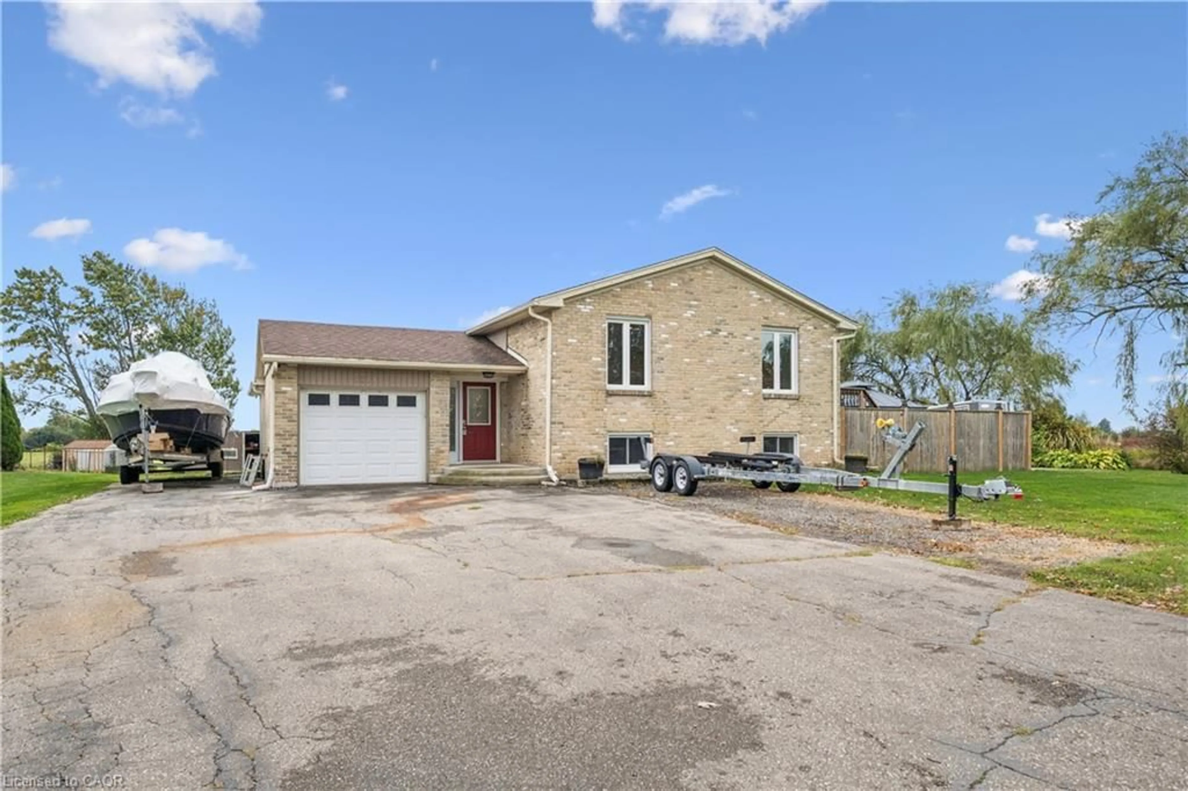 Home with brick exterior material, street for 1211 Old Highway 8, Sheffield Ontario L0R 1Z0