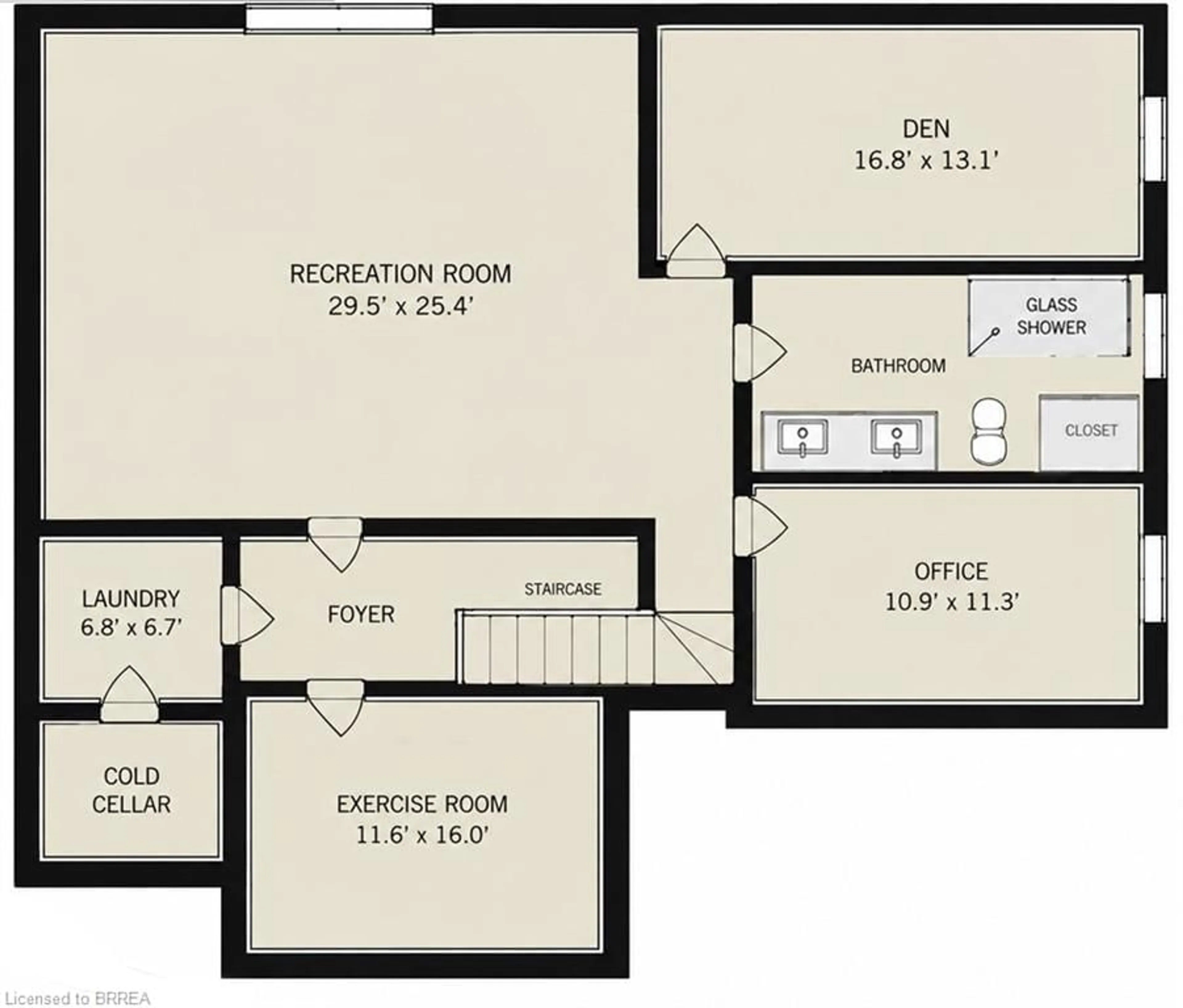 Floor plan for 15 Farrugie St, Paris Ontario N3L 0A8