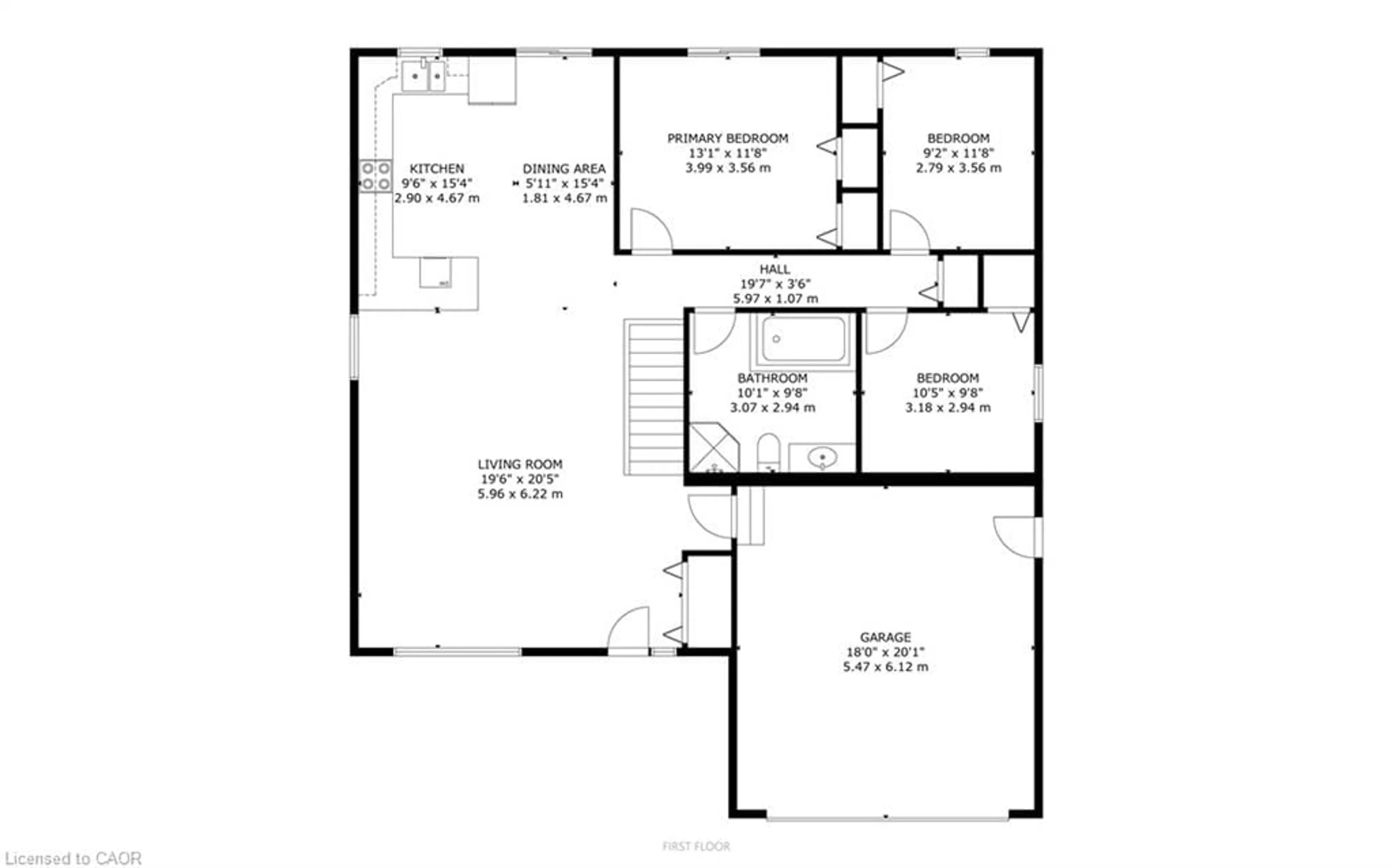 Floor plan for 915 St George St, Port Dover Ontario N0A 1N0
