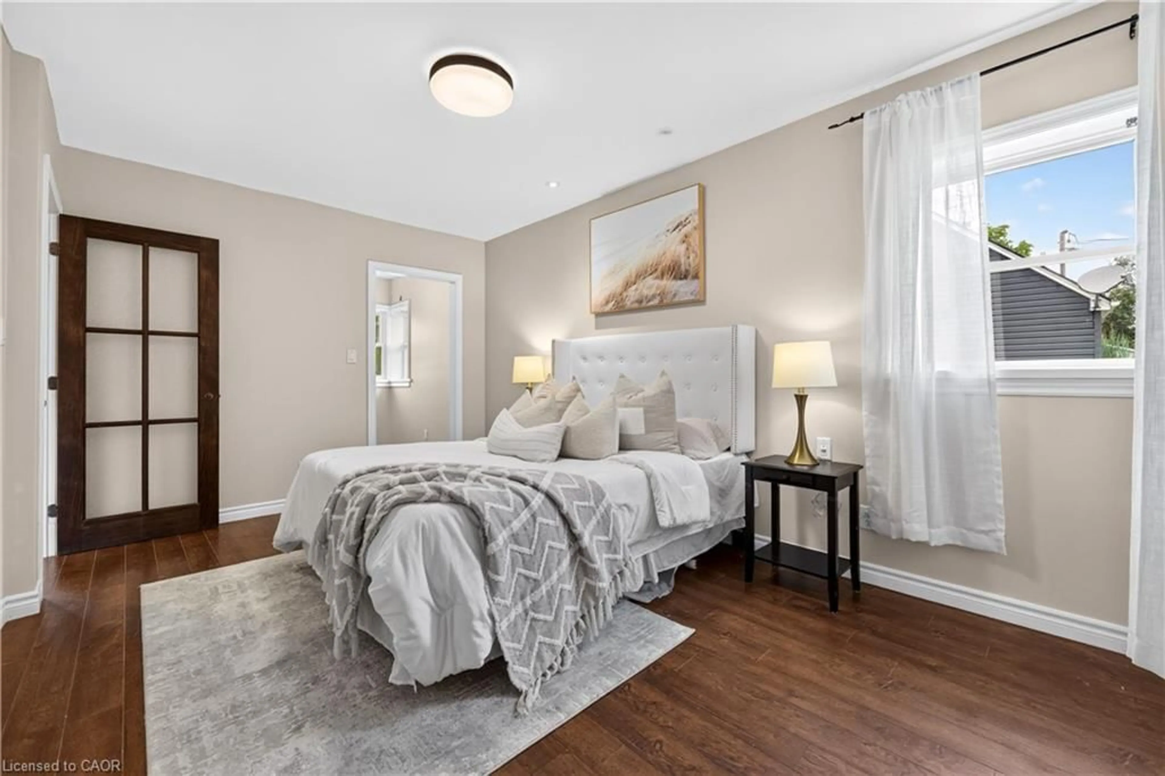 Bedroom with bed, unknown for 176 Avalon Pl, Kitchener Ontario N2M 4N8