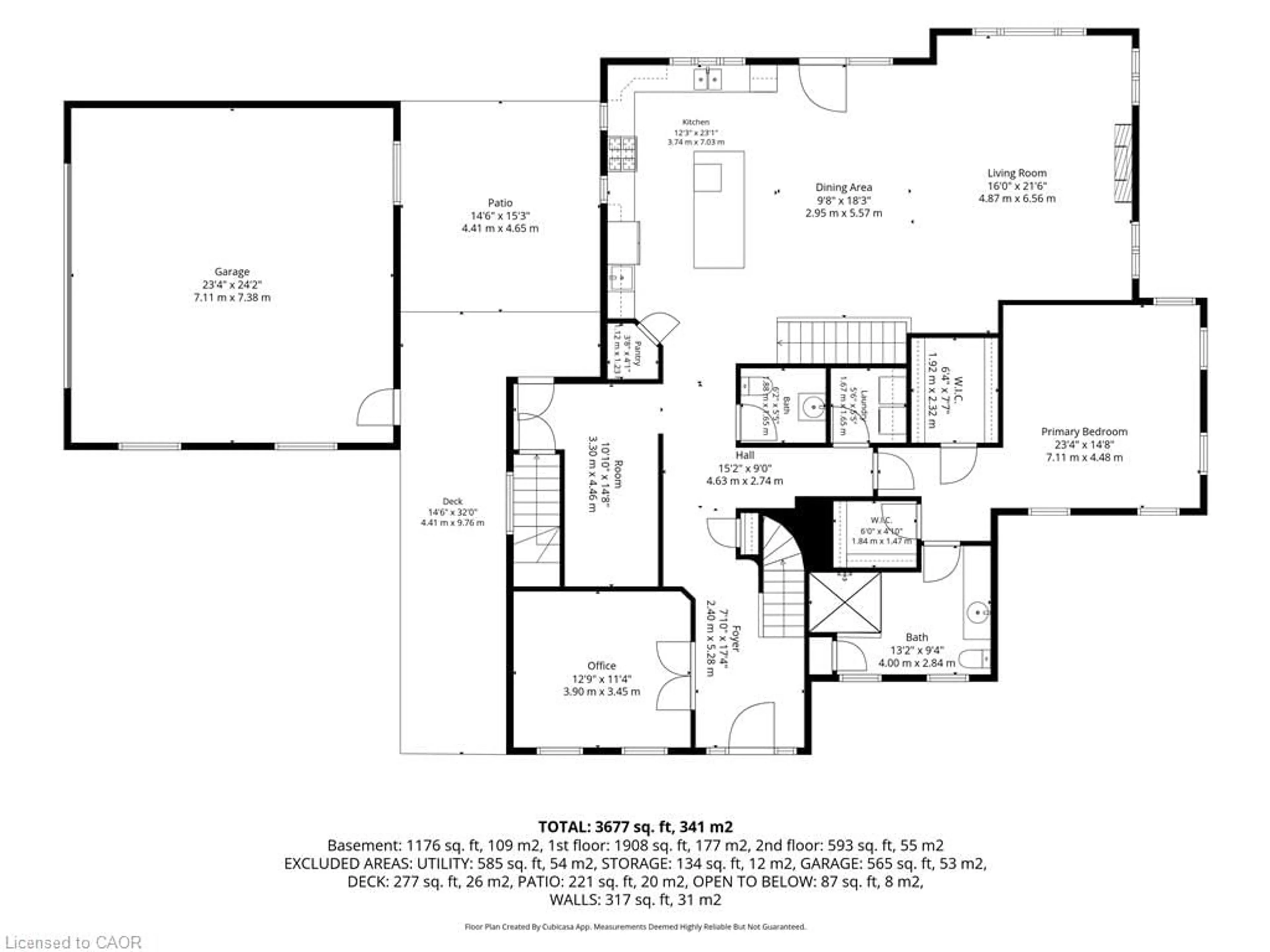 Floor plan for 59 Decou Rd, Simcoe Ontario N3Y 4K2