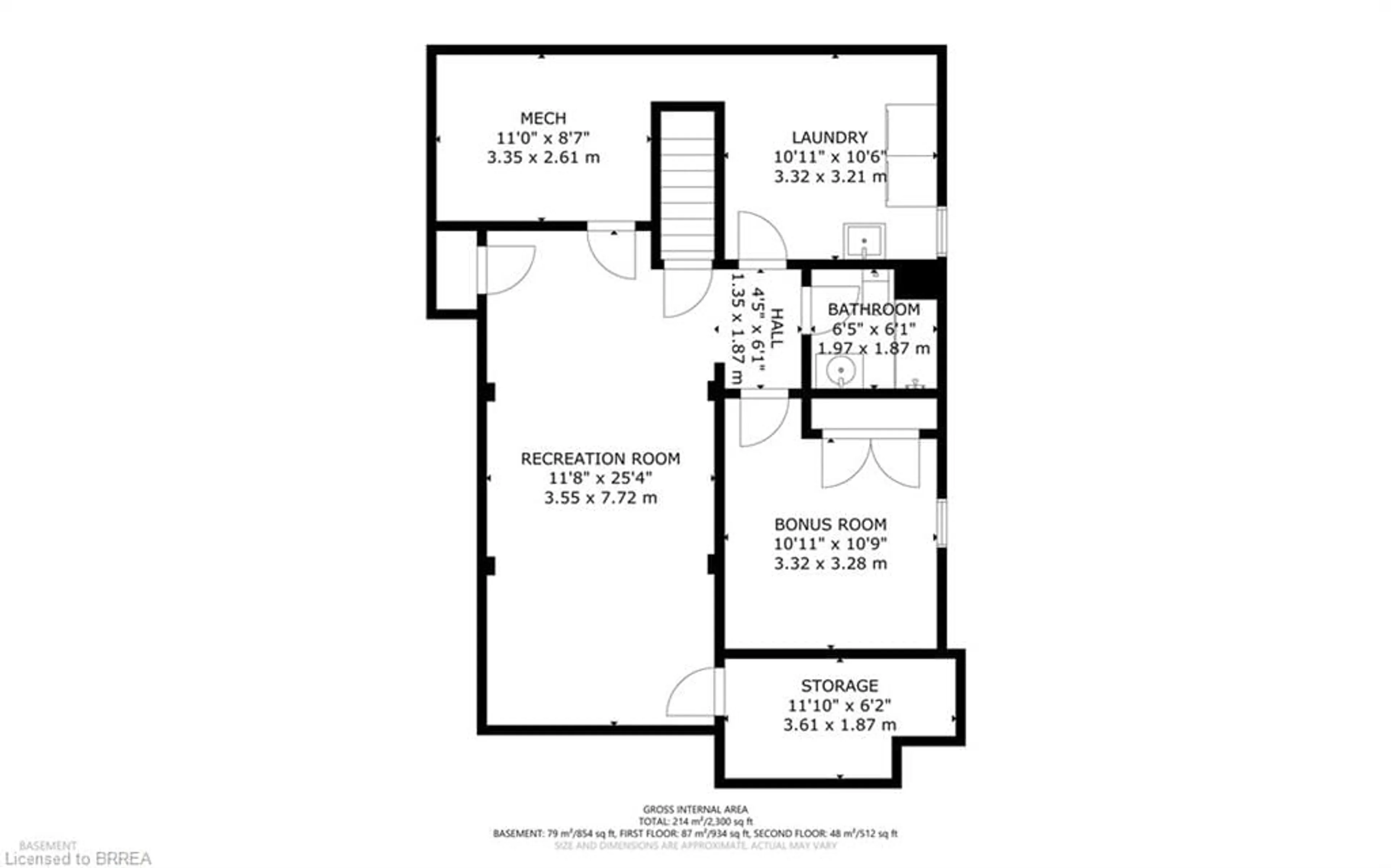 Floor plan for 17 Lincoln Ave, Brantford Ontario N3T 4S5