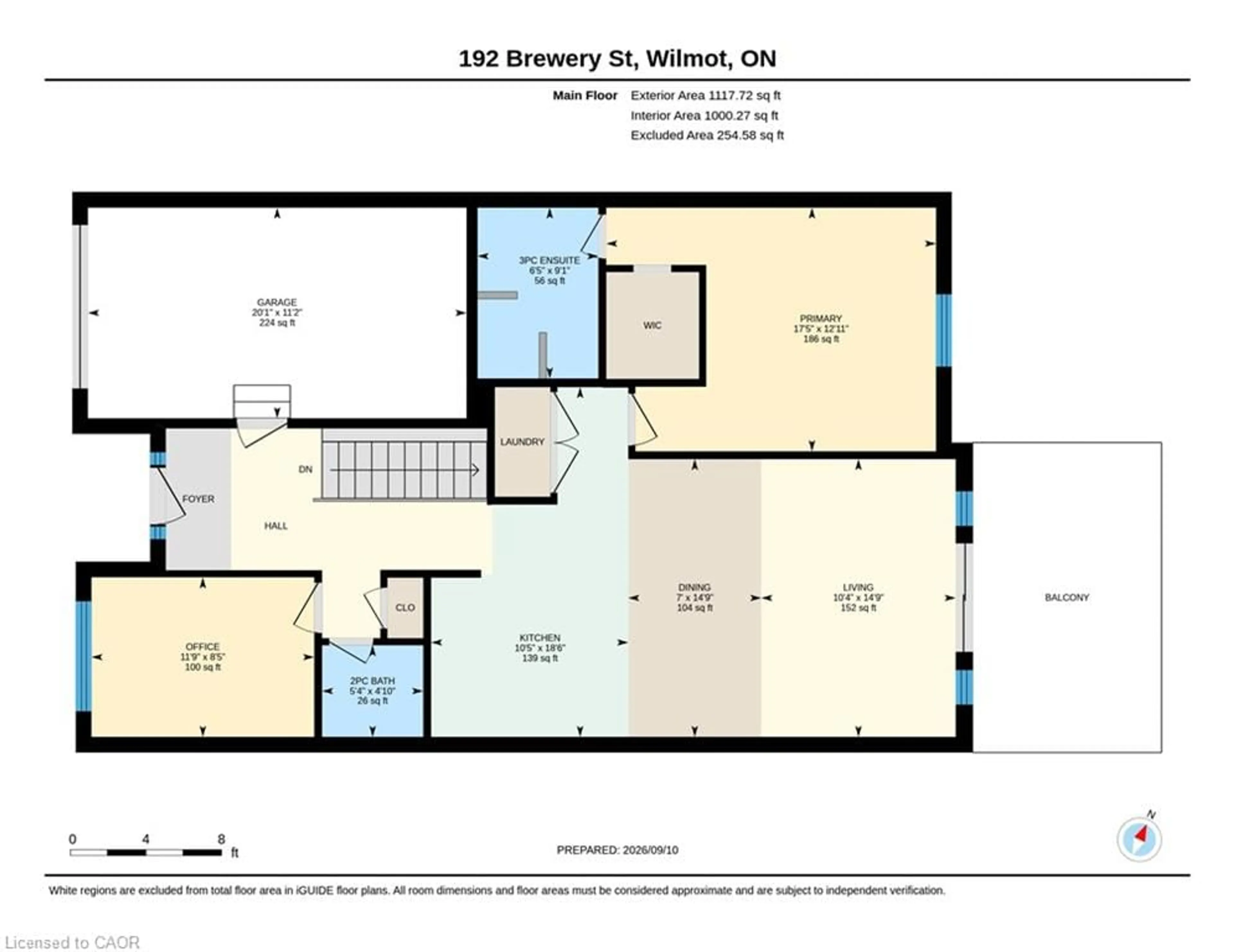 Floor plan for 192 Brewery St #18, Baden Ontario N3A 0E7