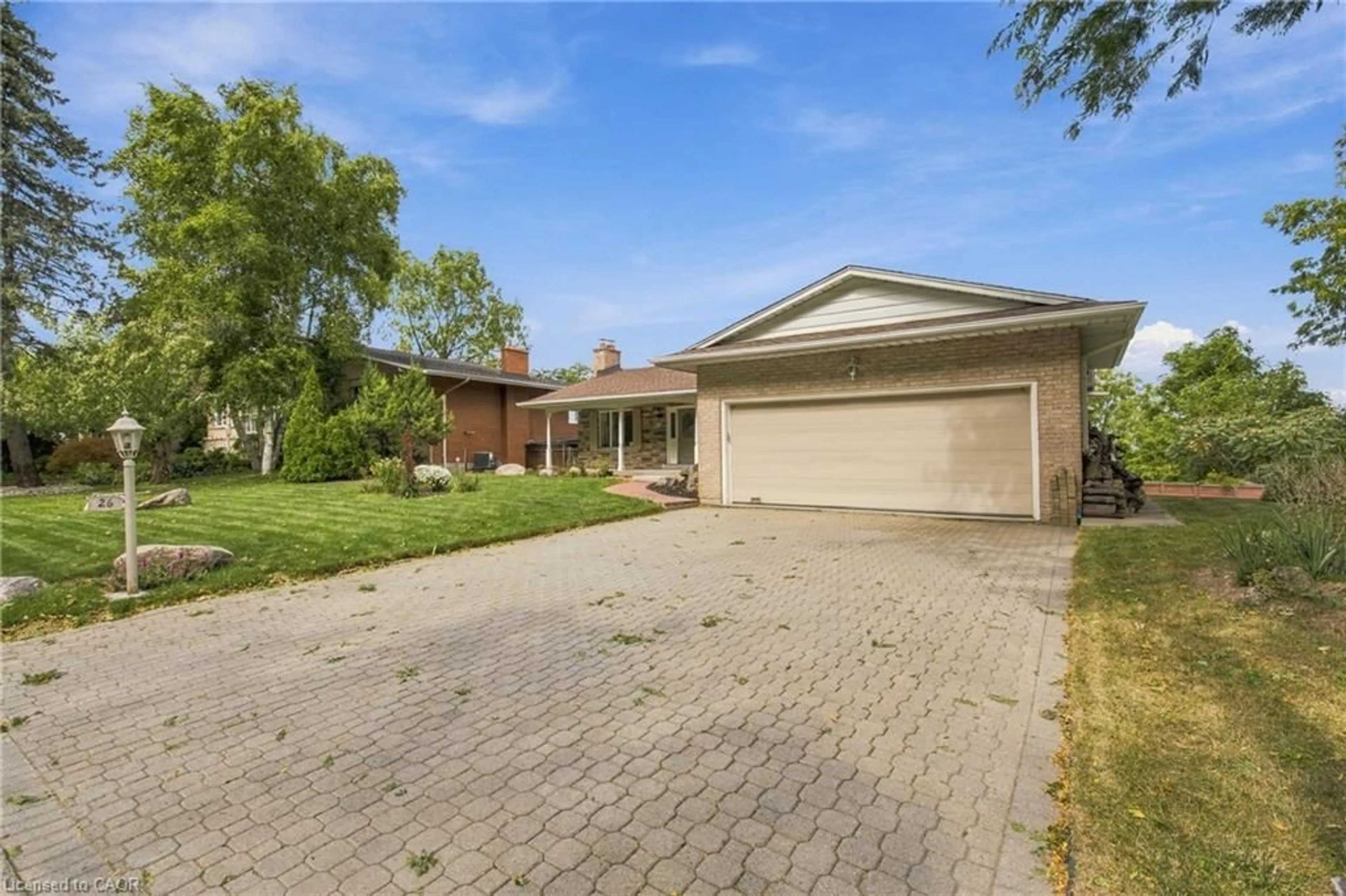 Home with brick exterior material, street for 26 Leslie Dr, Hamilton Ontario L8G 2R1