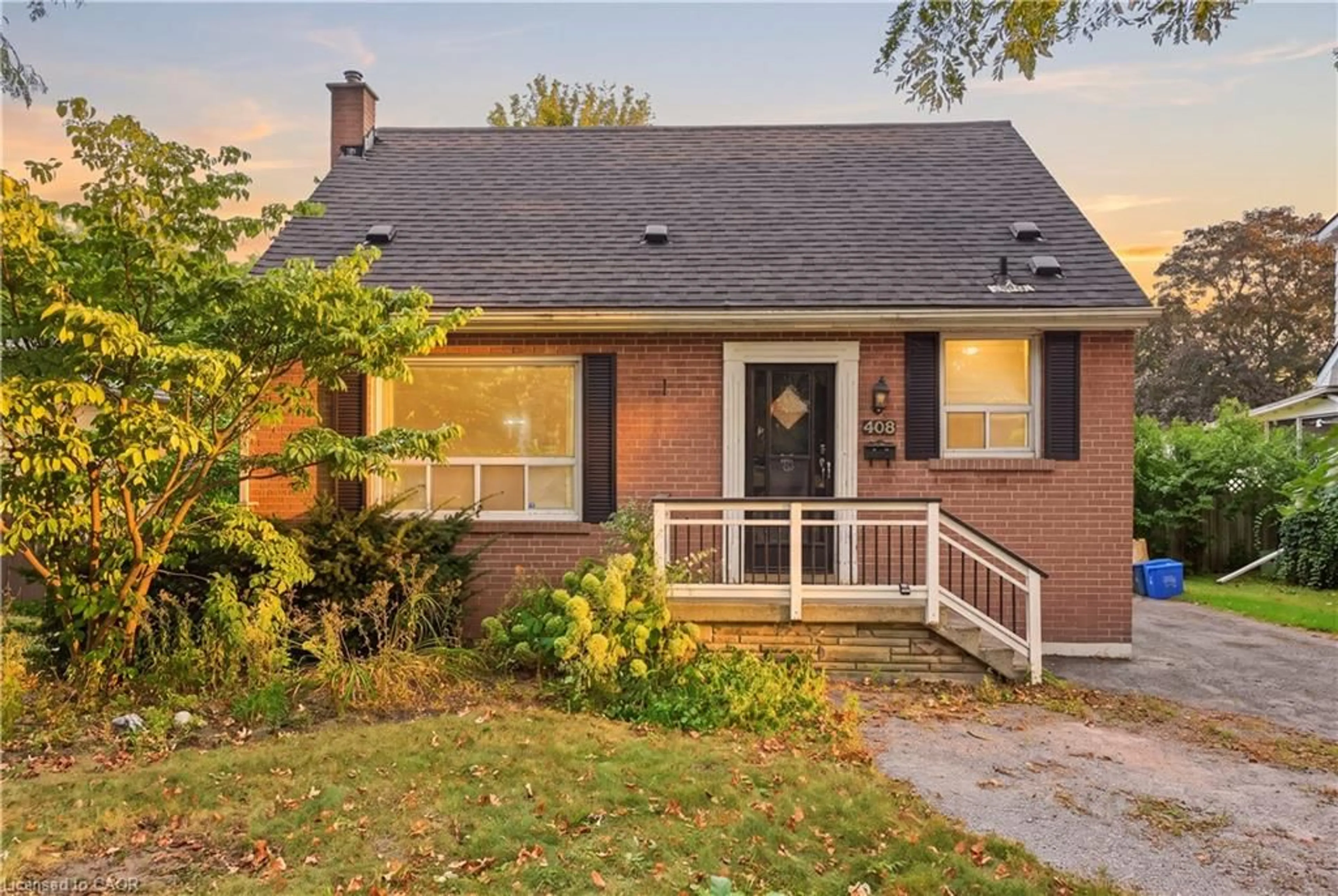 Home with brick exterior material, street for 408 Sanatorium Rd, Hamilton Ontario L9C 2A9