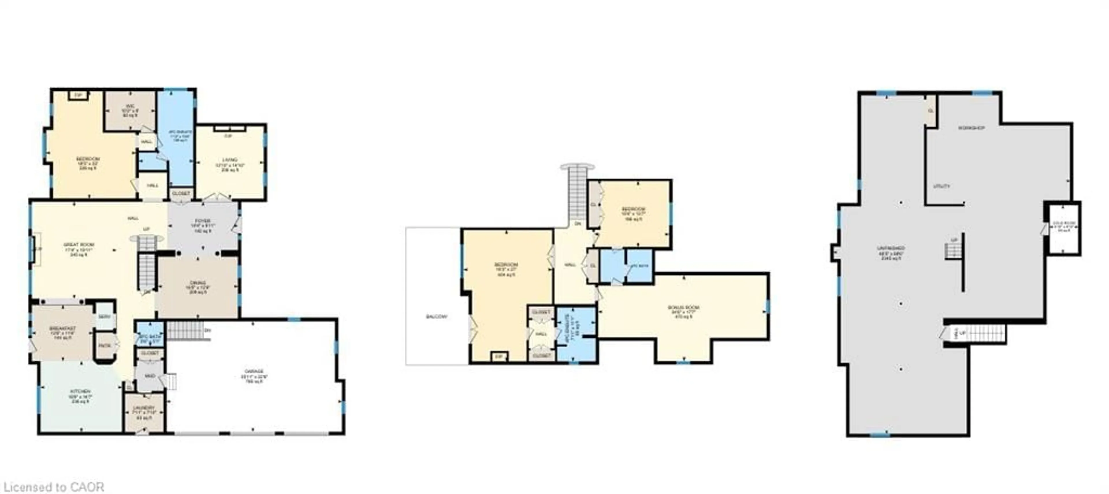 Floor plan for 585 Kiwanis Park Dr, Kitchener Ontario N2K 3N8