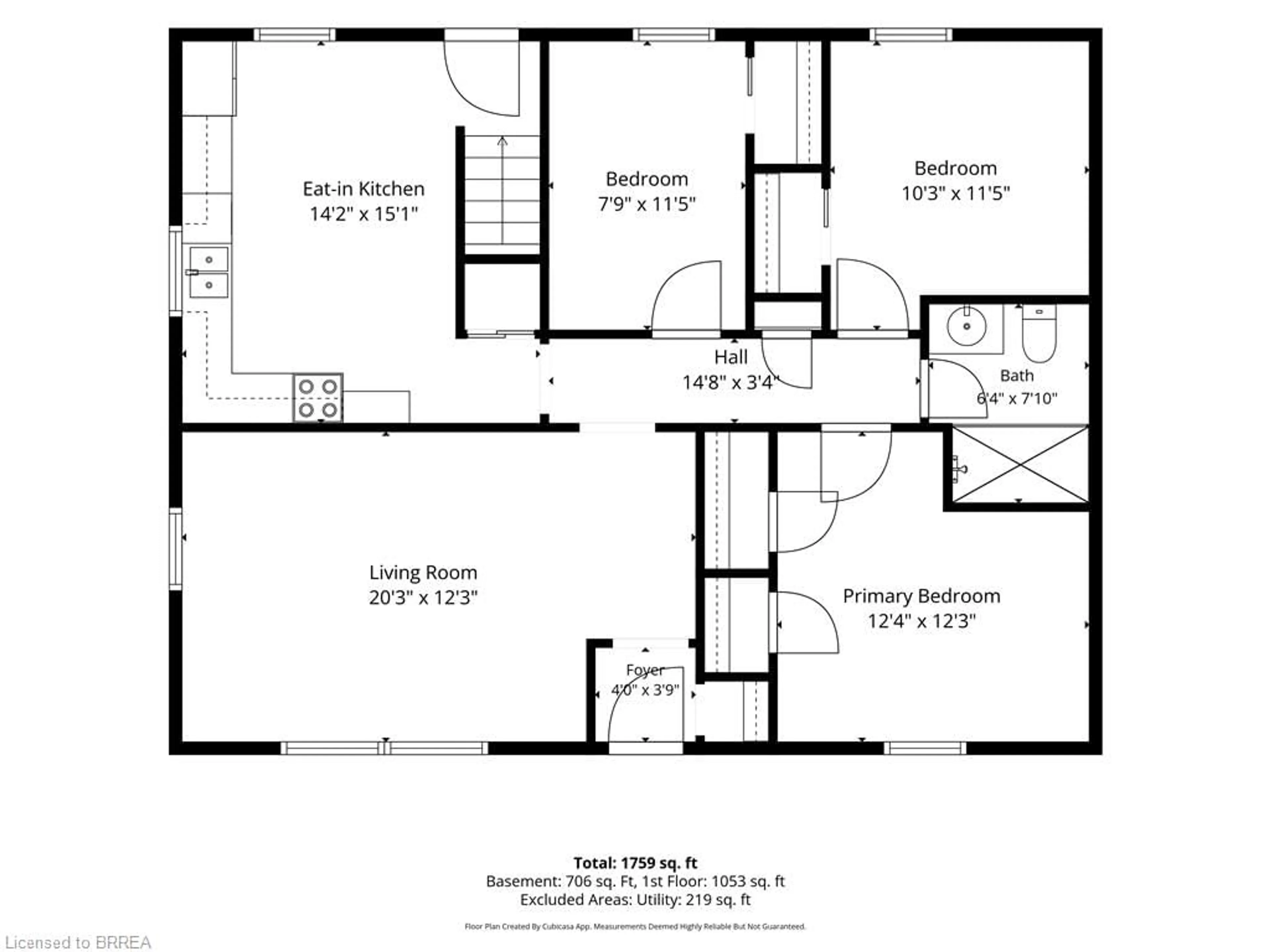 Floor plan for 30 Janet St, Brantford Ontario N3R 3G6