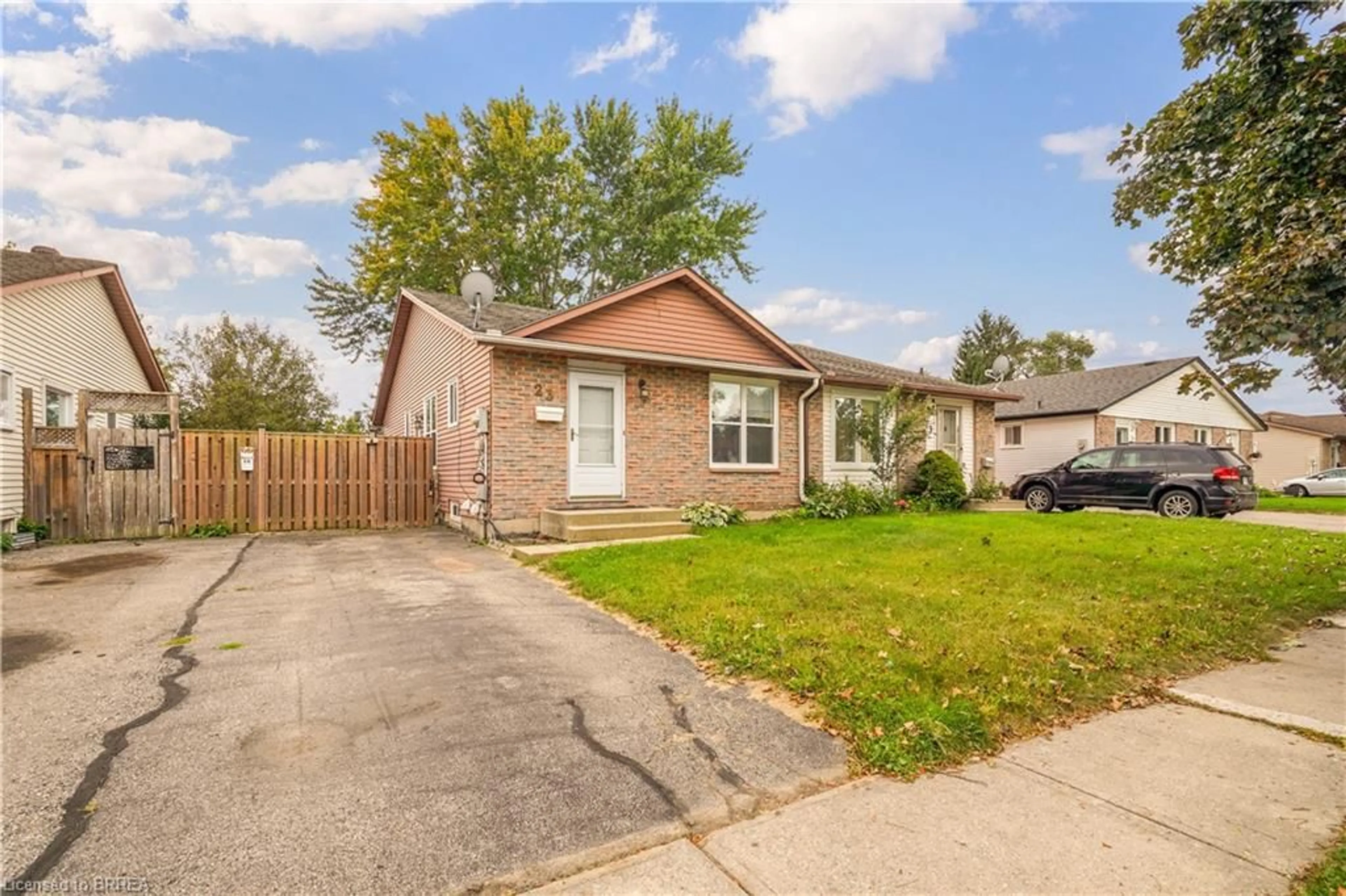 Home with brick exterior material, street for 23 Palomino Dr, Brantford Ontario N3P 1J6