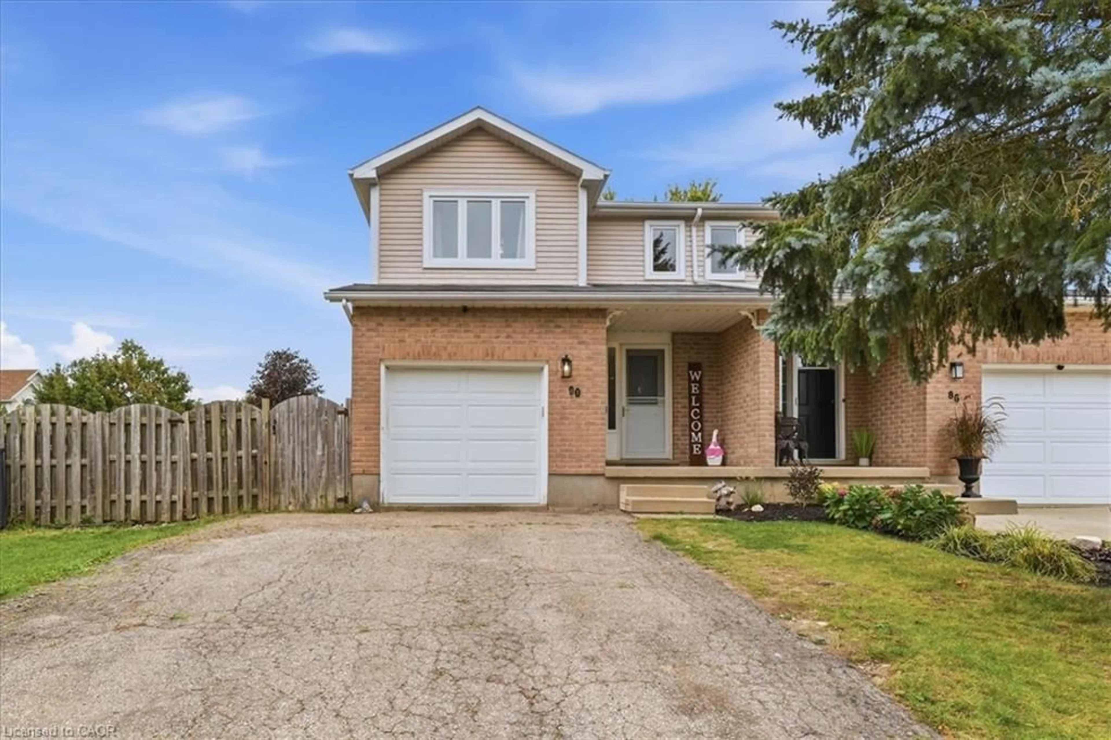 Home with brick exterior material, street for 90 Hostetler Rd, New Hamburg Ontario N3A 2E2