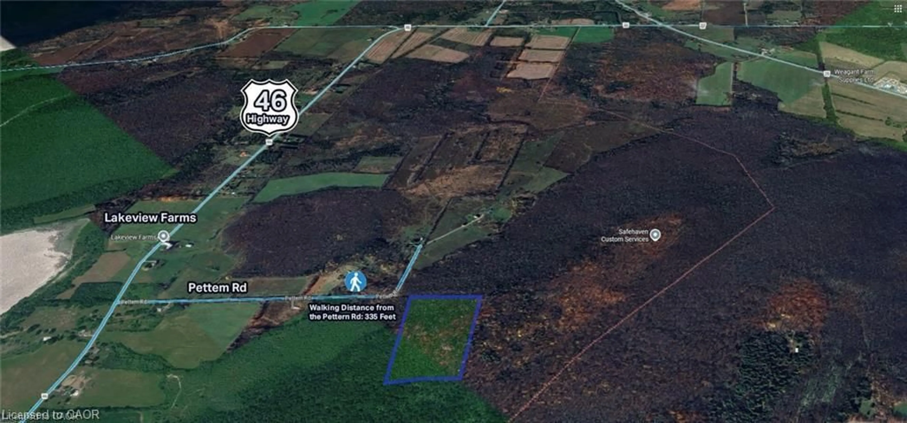 Picture of a map for PT LT 29 Con 4, Elizabethtown Ontario K0E 1M0