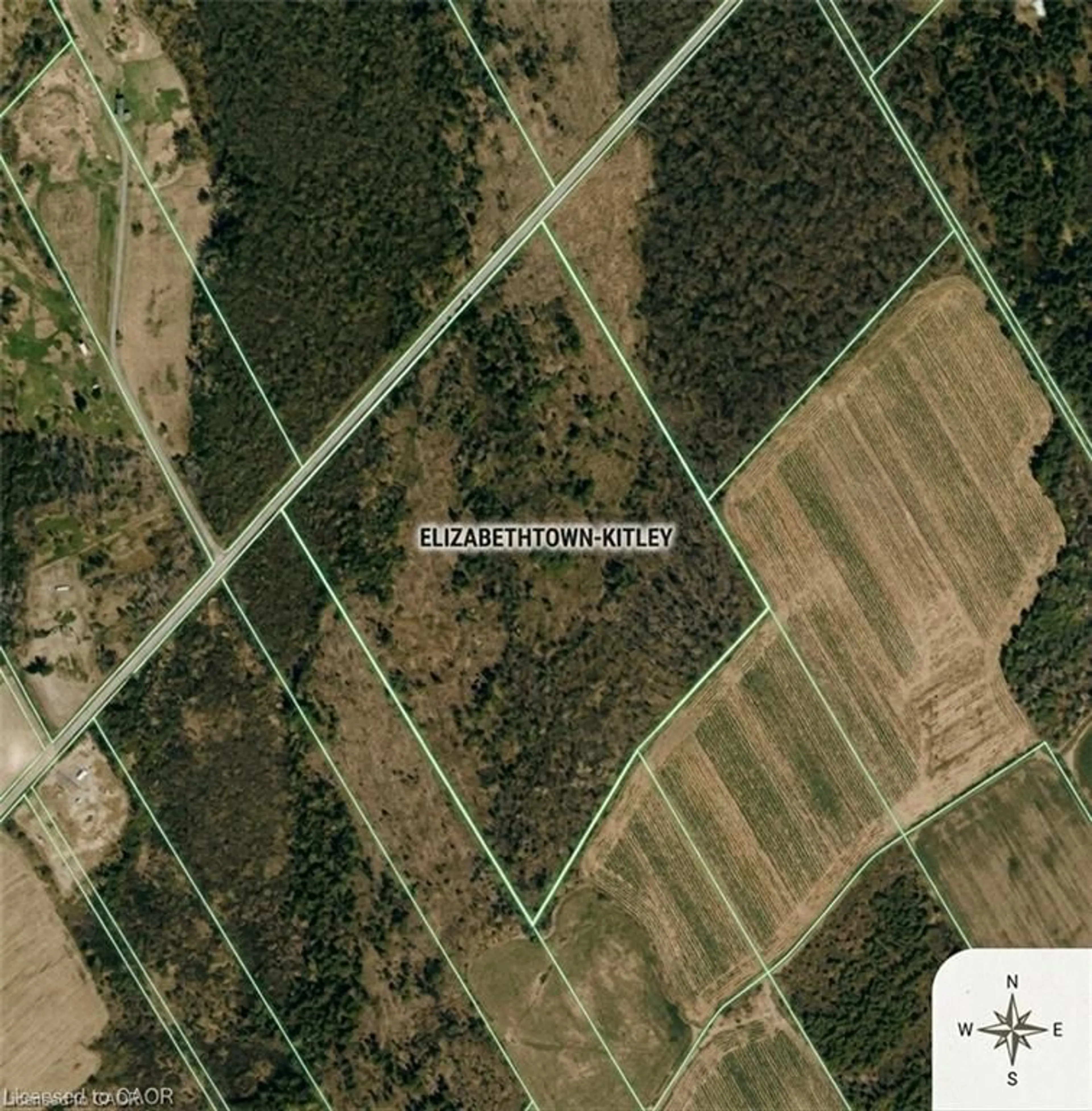 Picture of a map for PT LT 29 Con 4, Elizabethtown Ontario K0E 1M0