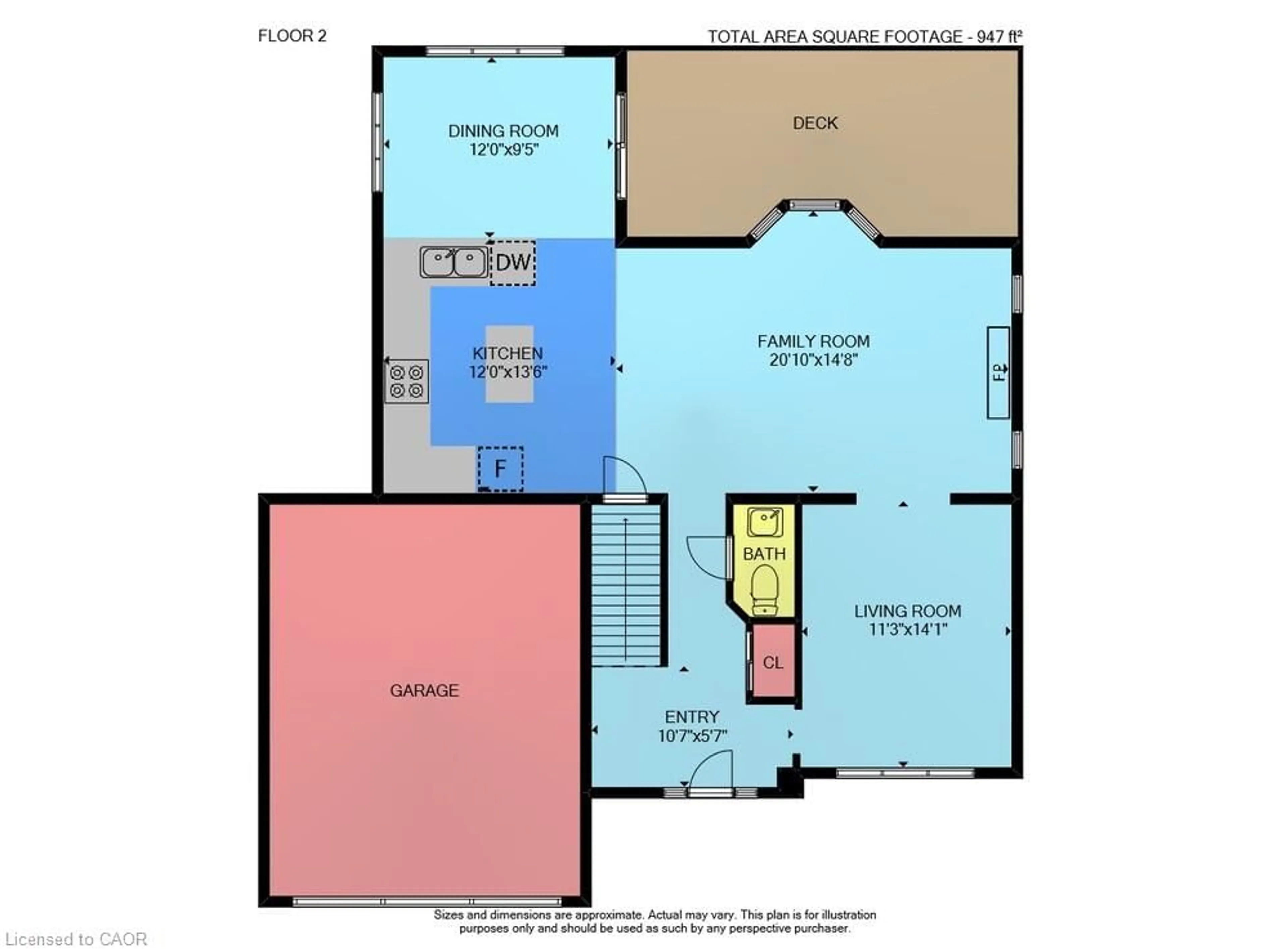 Floor plan for 17 Cherry Ave, Smithville Ontario L0R 2A0