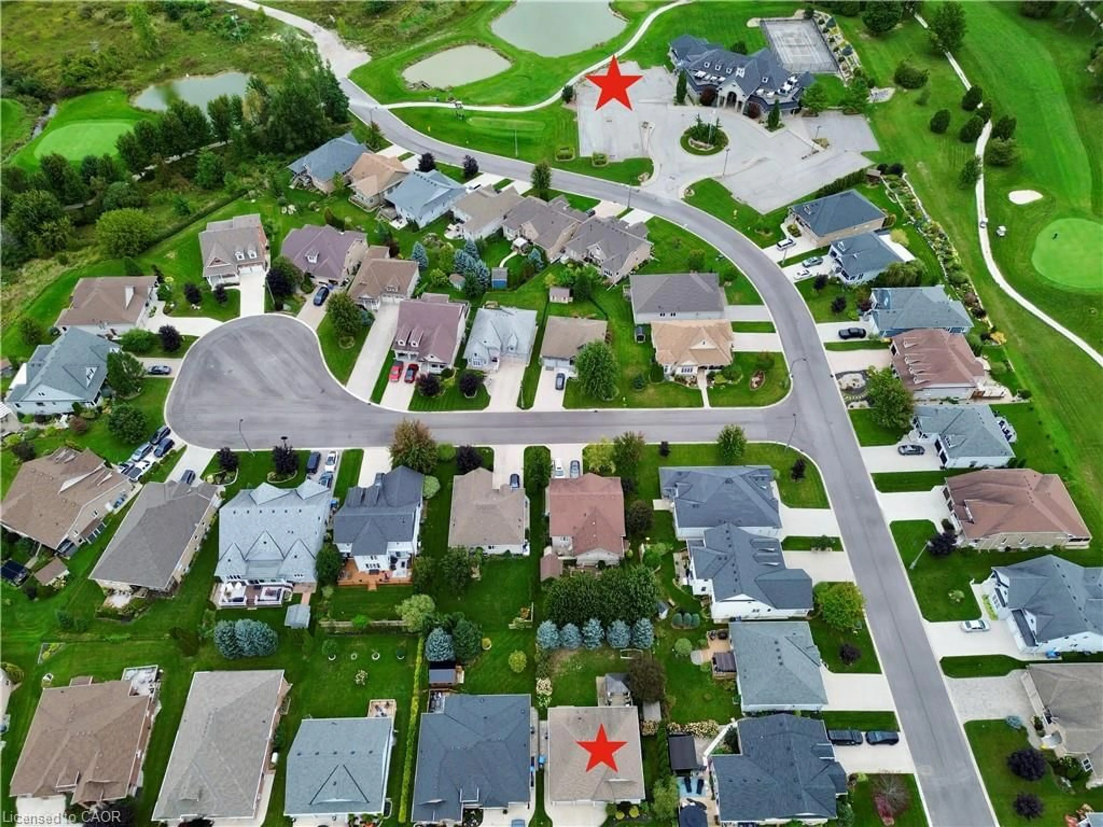 A pic from outside/outdoor area/front of a property/back of a property/a pic from drone, street for 40 Stornoway Cres, Huron East Ontario N0K 1W0