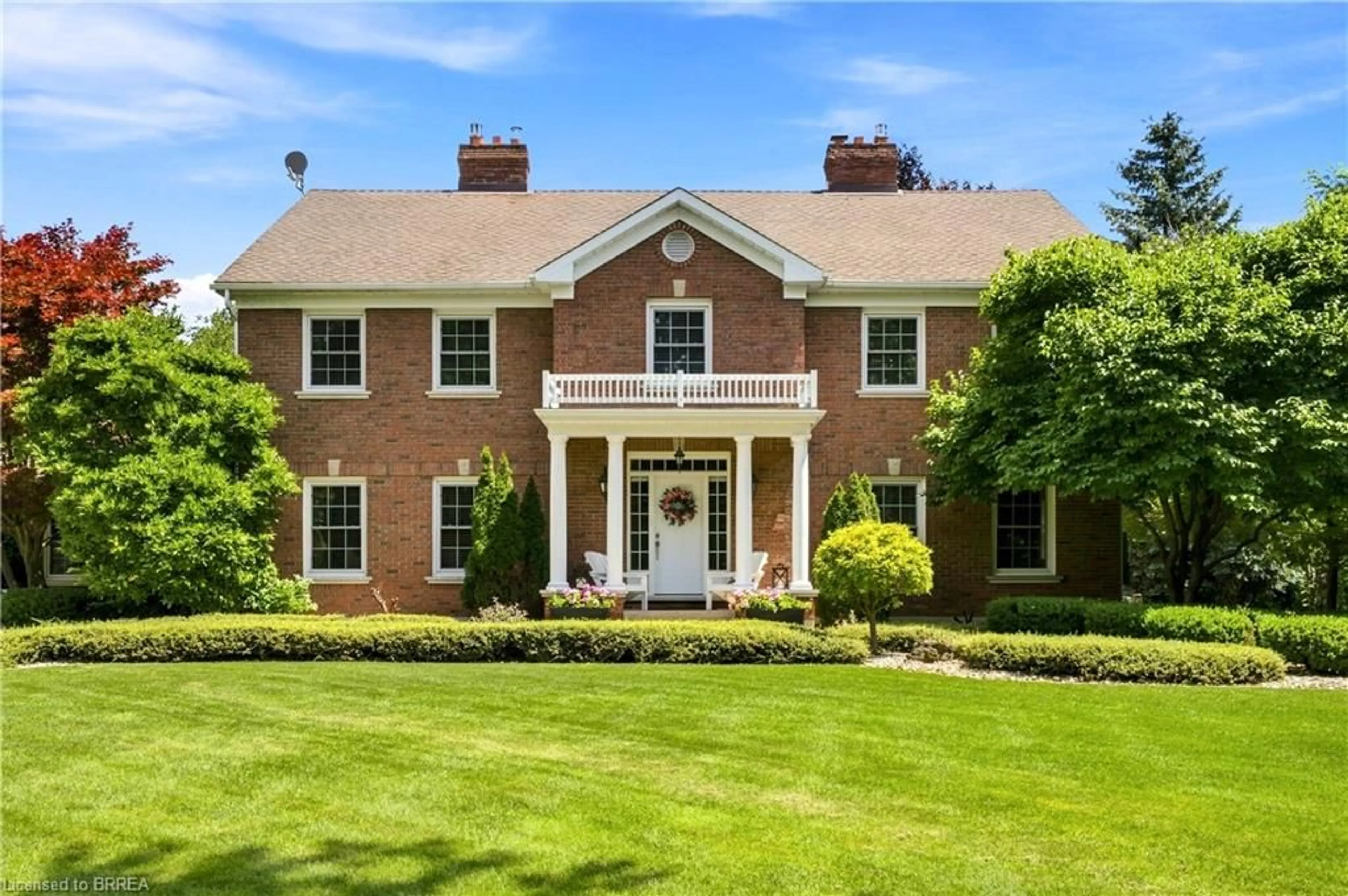 Home with brick exterior material, street for 6 Hickory Hollow, Brant County Ontario N0E 1N0
