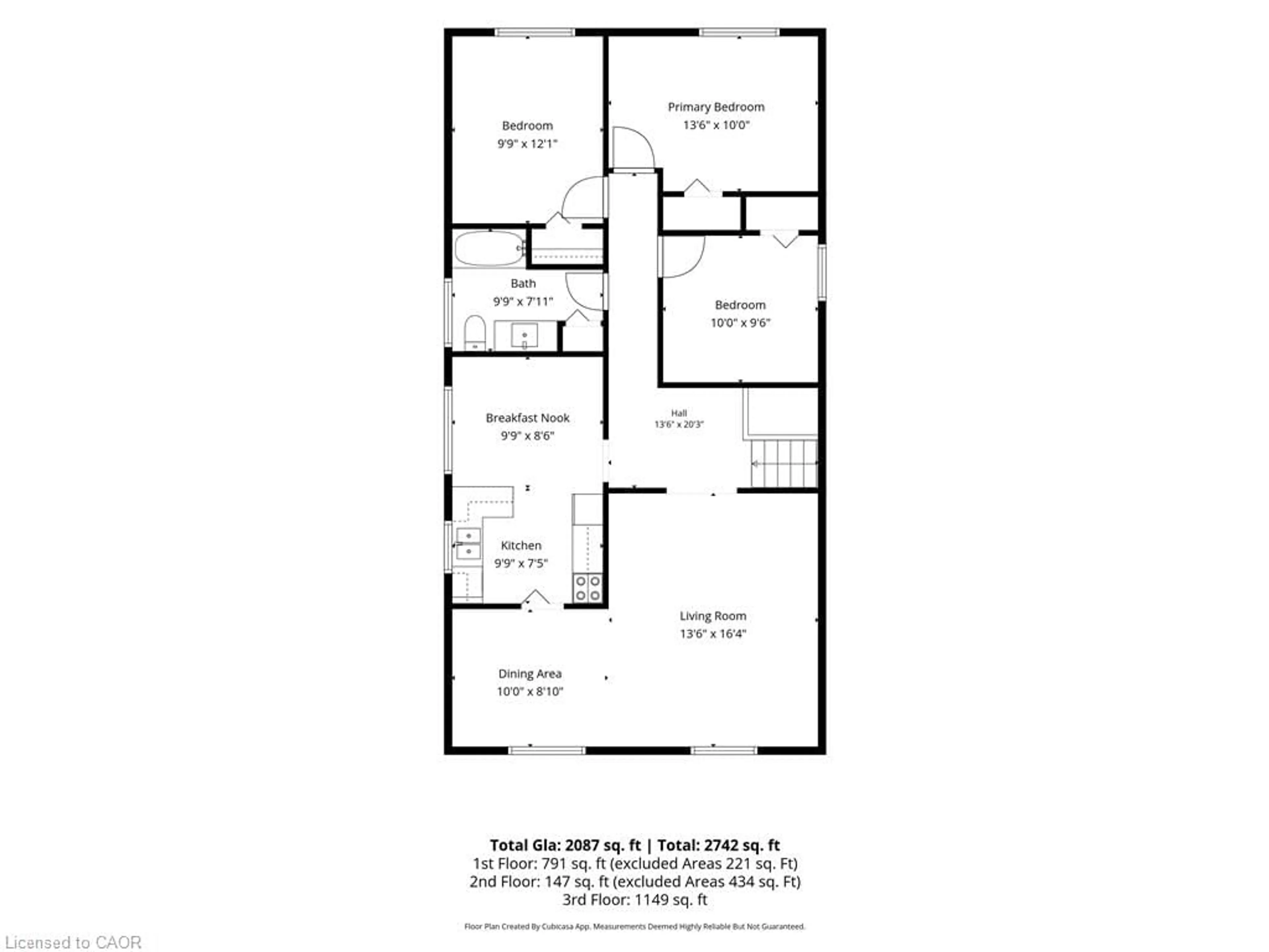 Floor plan for 16 Stephens Crt, Simcoe Ontario N3Y 4P3