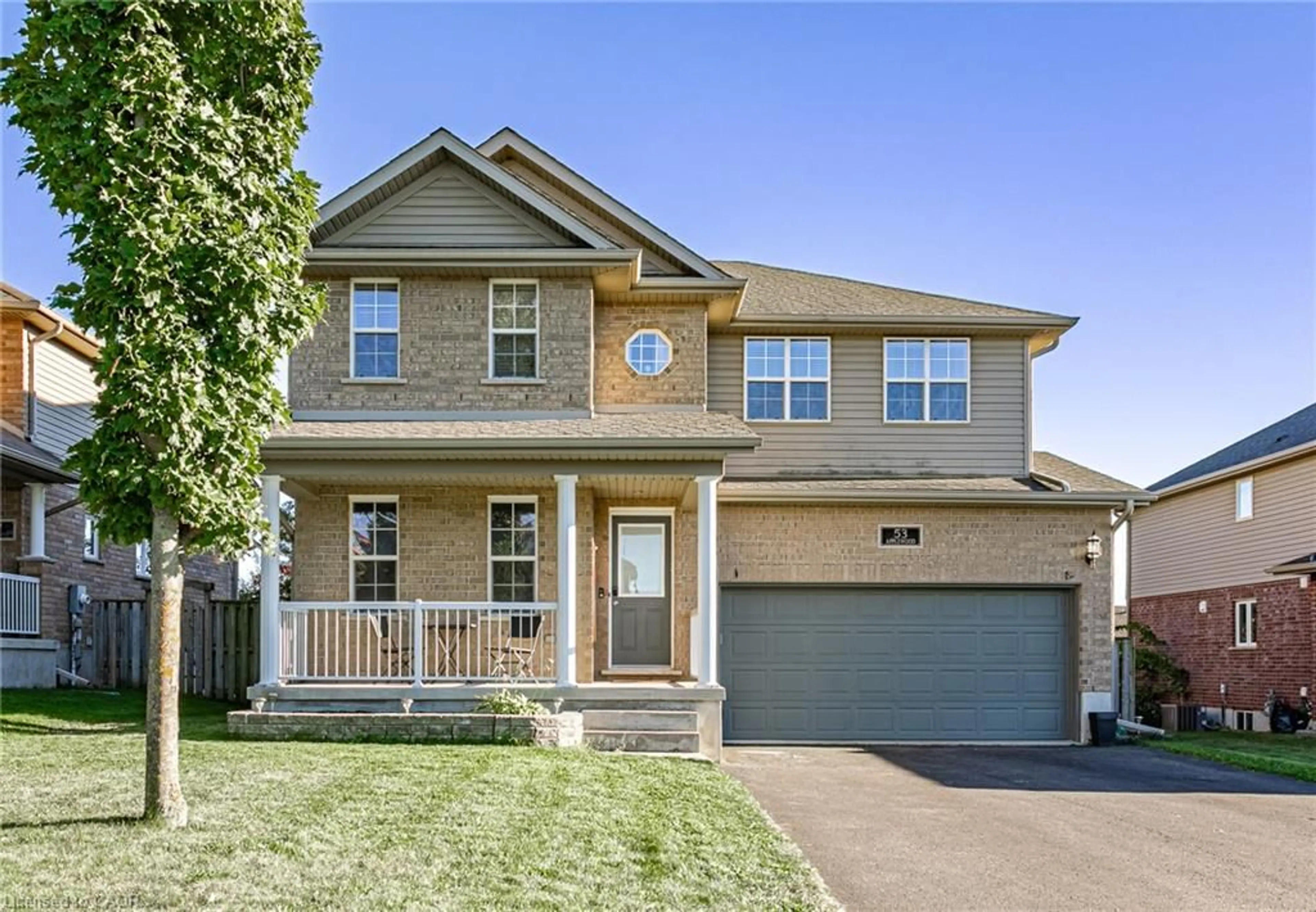 Home with brick exterior material, street for 53 Applewood St, Plattsville Ontario N0J 1S0