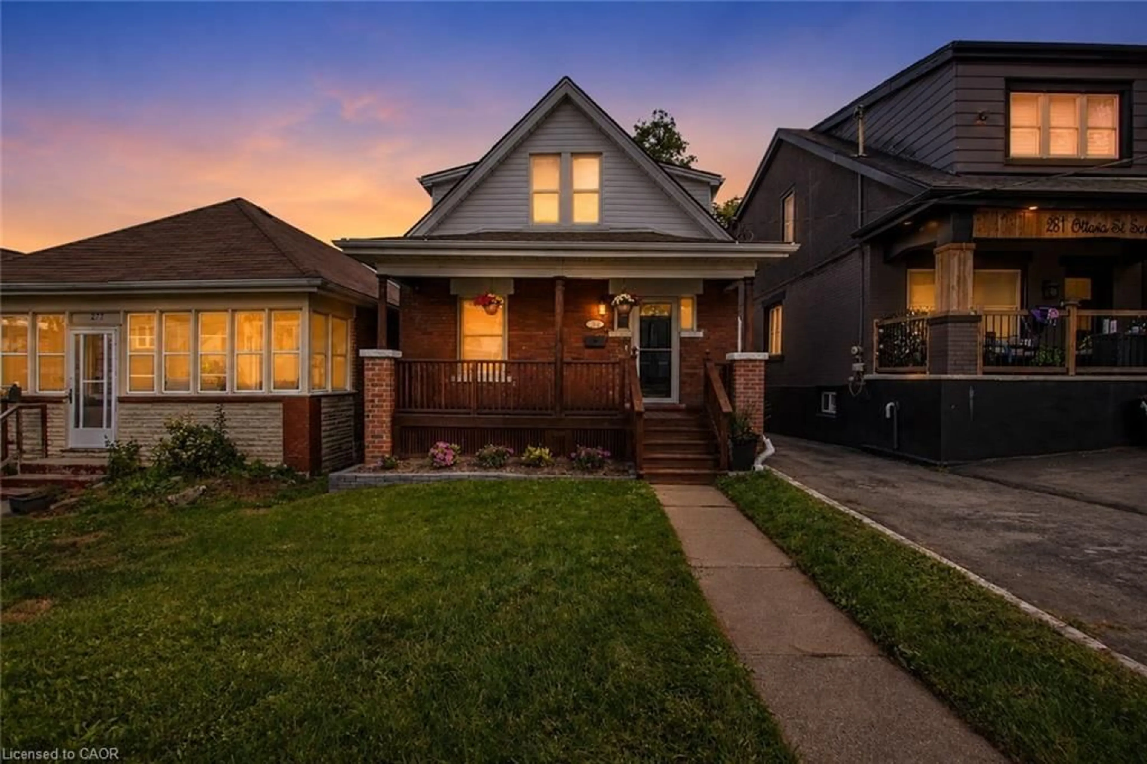 Home with brick exterior material, street for 279 Ottawa St, Hamilton Ontario L8K 2E9