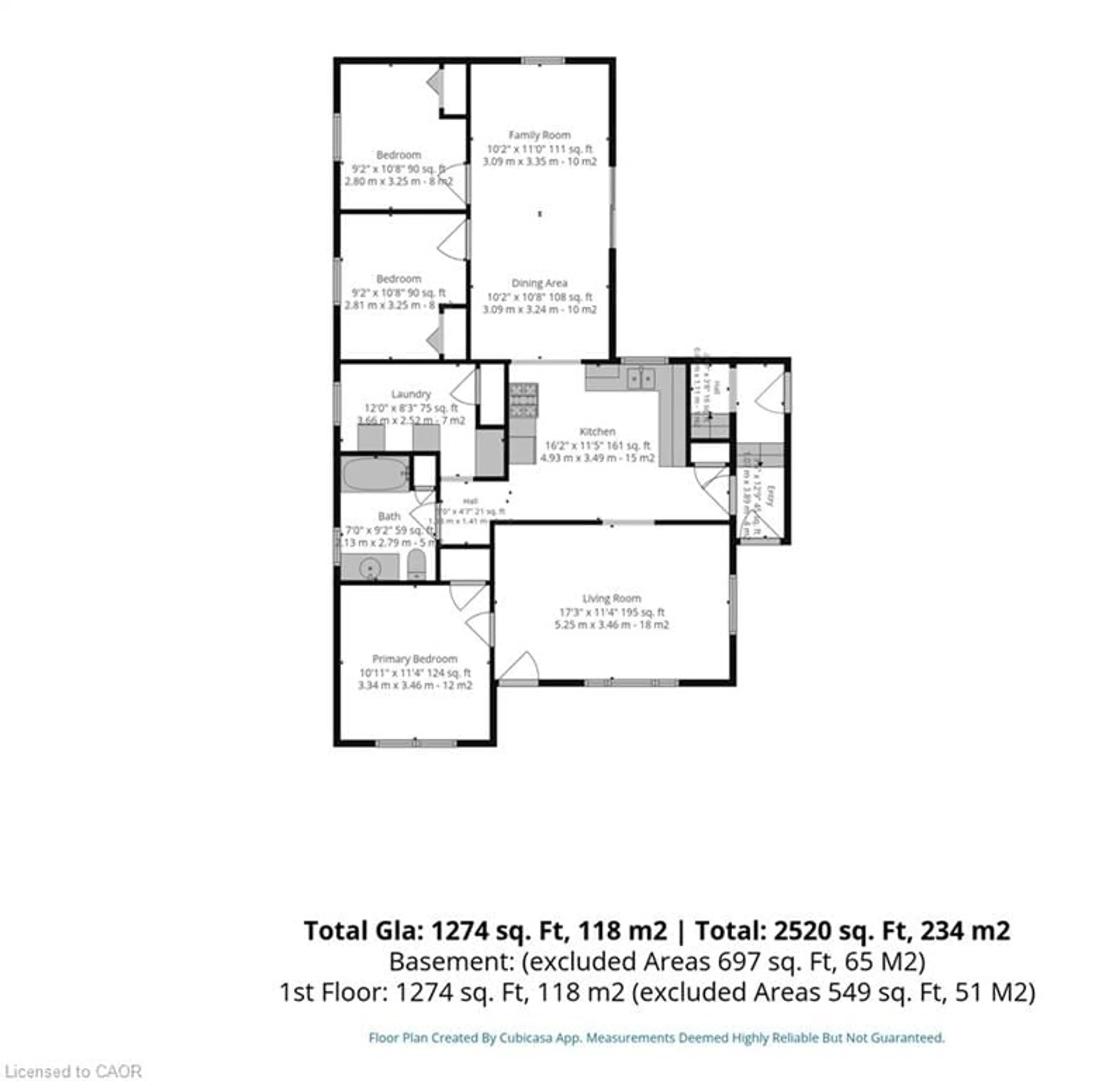 Floor plan for 557 Orchard Ave, Delhi Ontario N4B 2H4