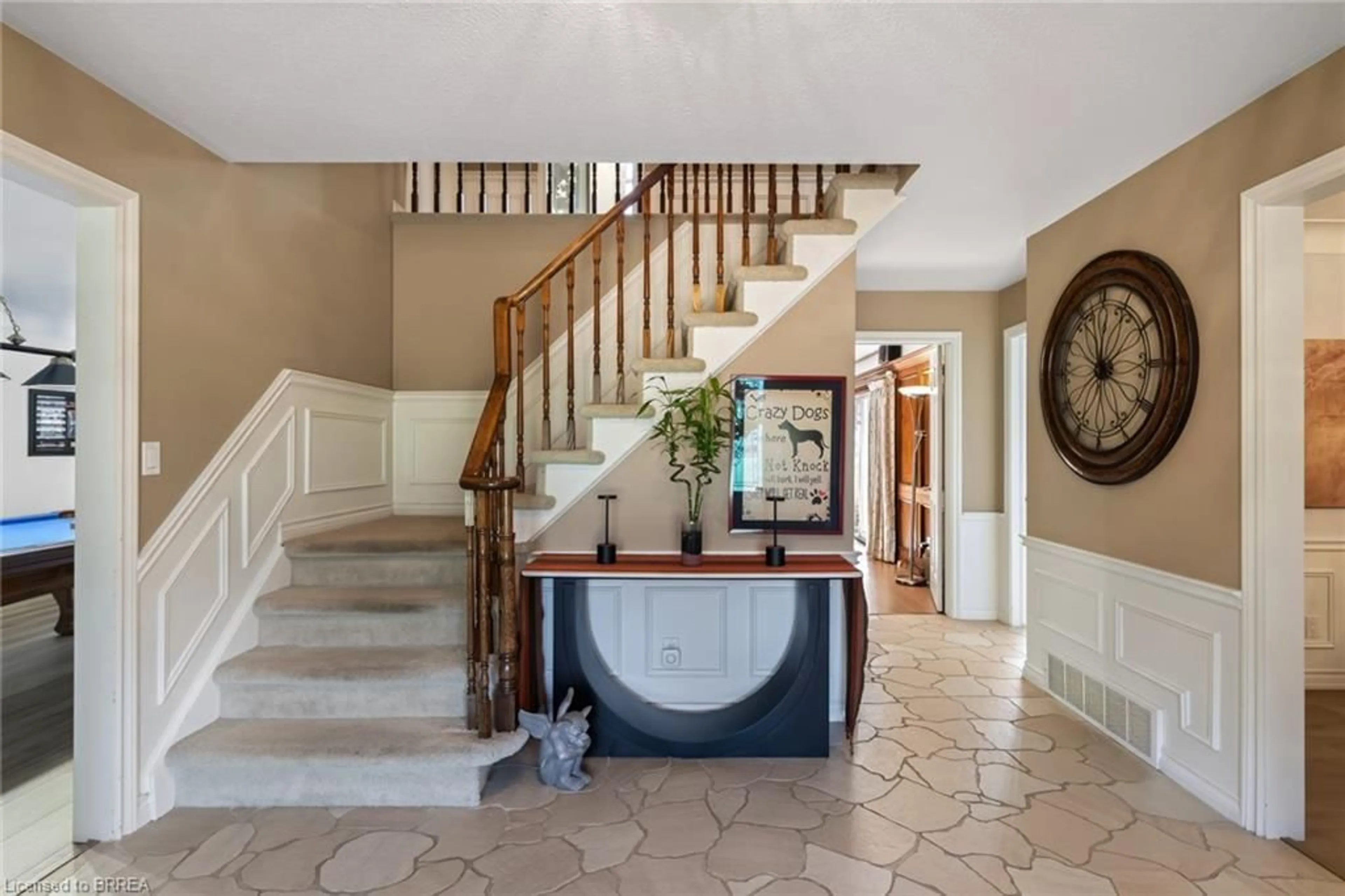Indoor foyer for 4 Highland Dr, Brantford Ontario N3T 5L7