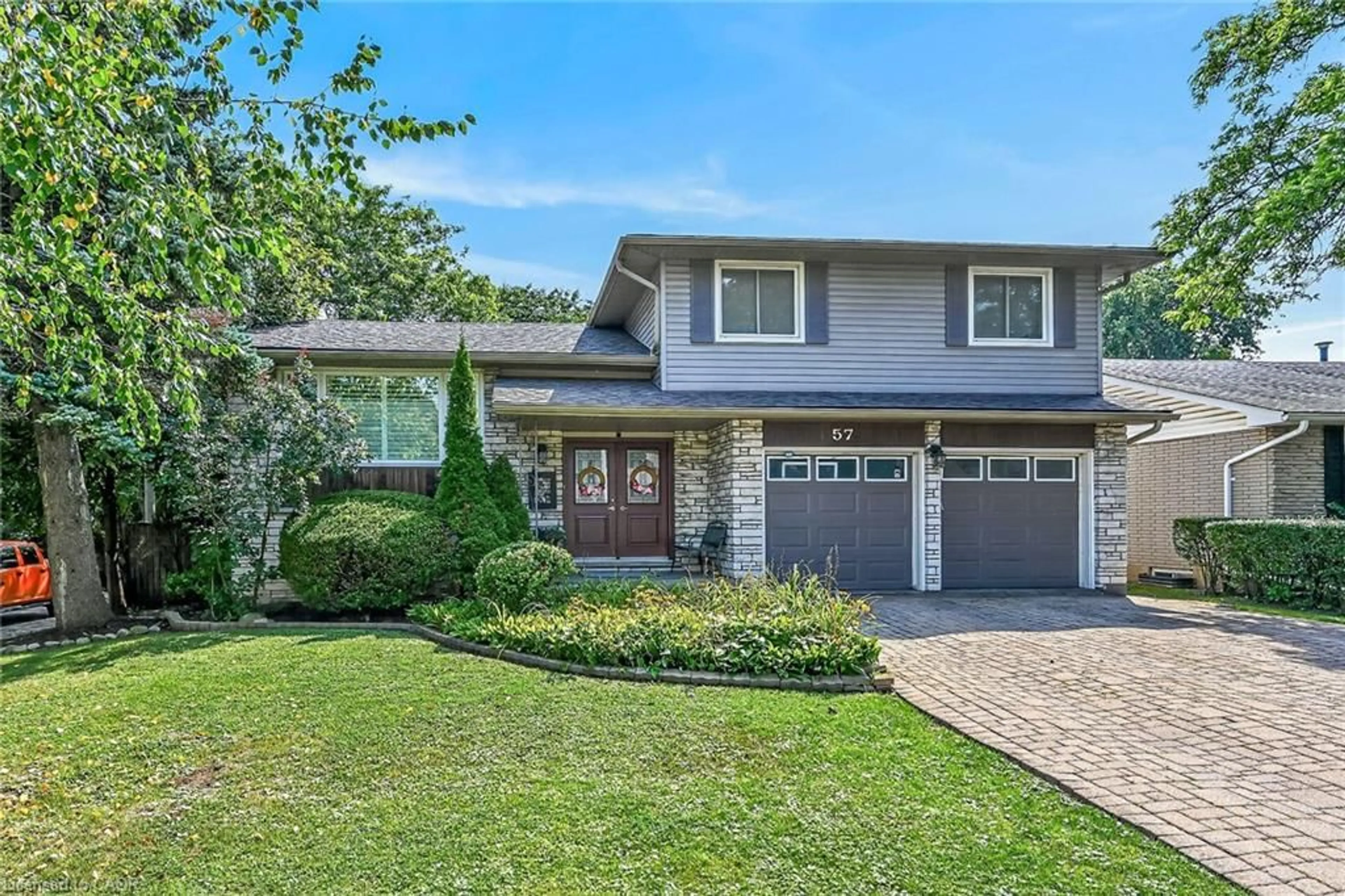 Home with brick exterior material, street for 57 San Pedro Dr, Hamilton Ontario L9C 2C4