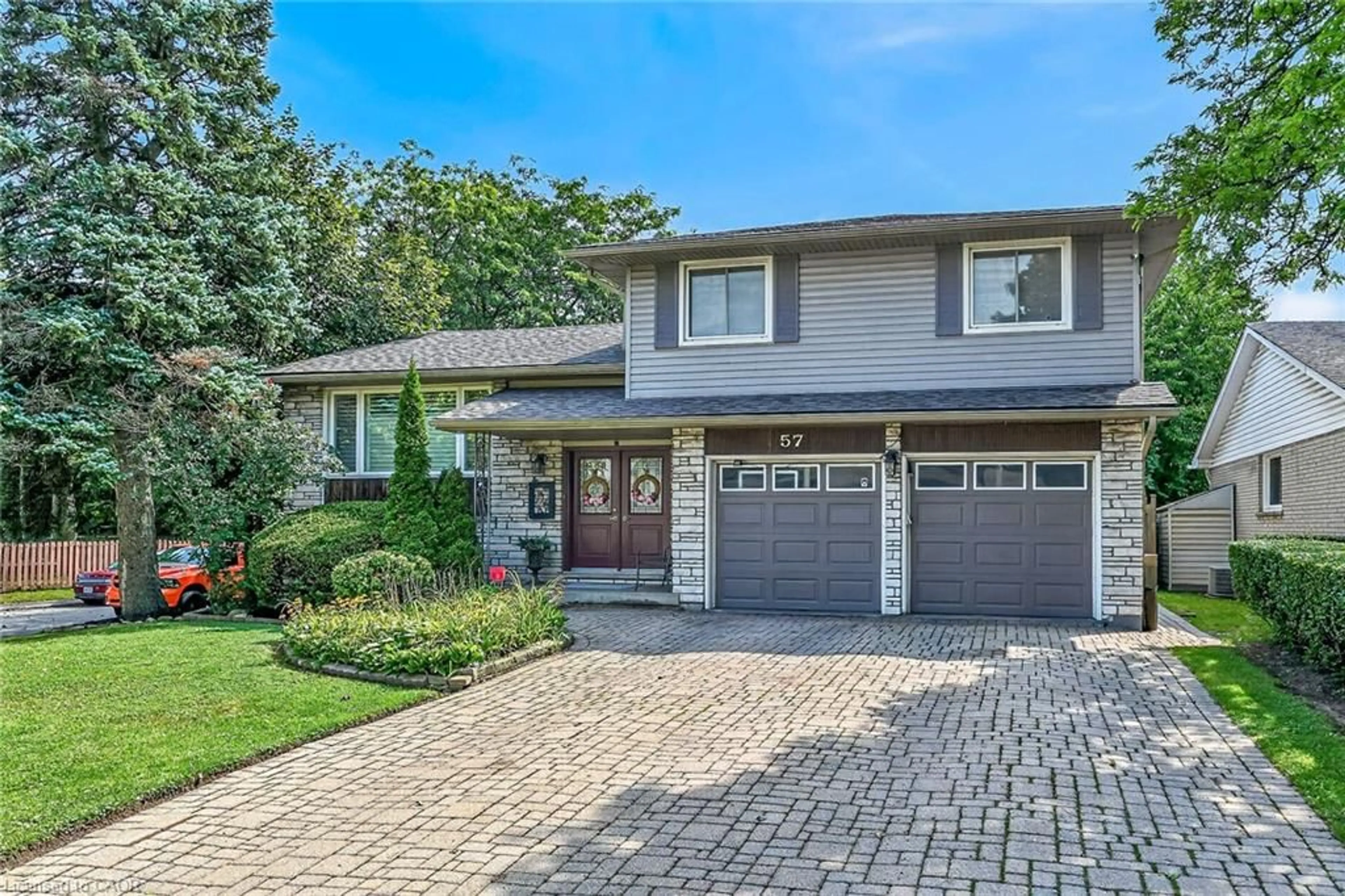 Home with brick exterior material, street for 57 San Pedro Dr, Hamilton Ontario L9C 2C4