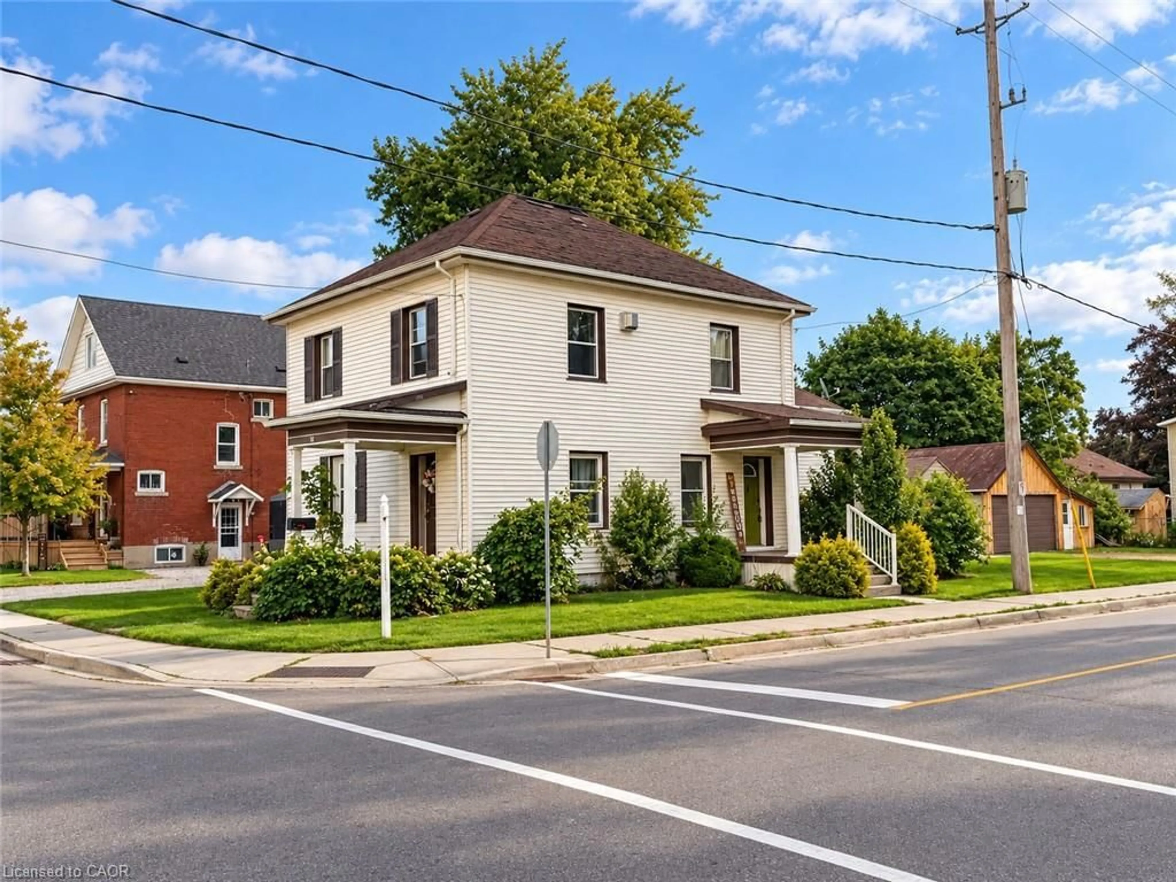 Home with brick exterior material, street for 16 Alma St, Hagersville Ontario N0A 1H0
