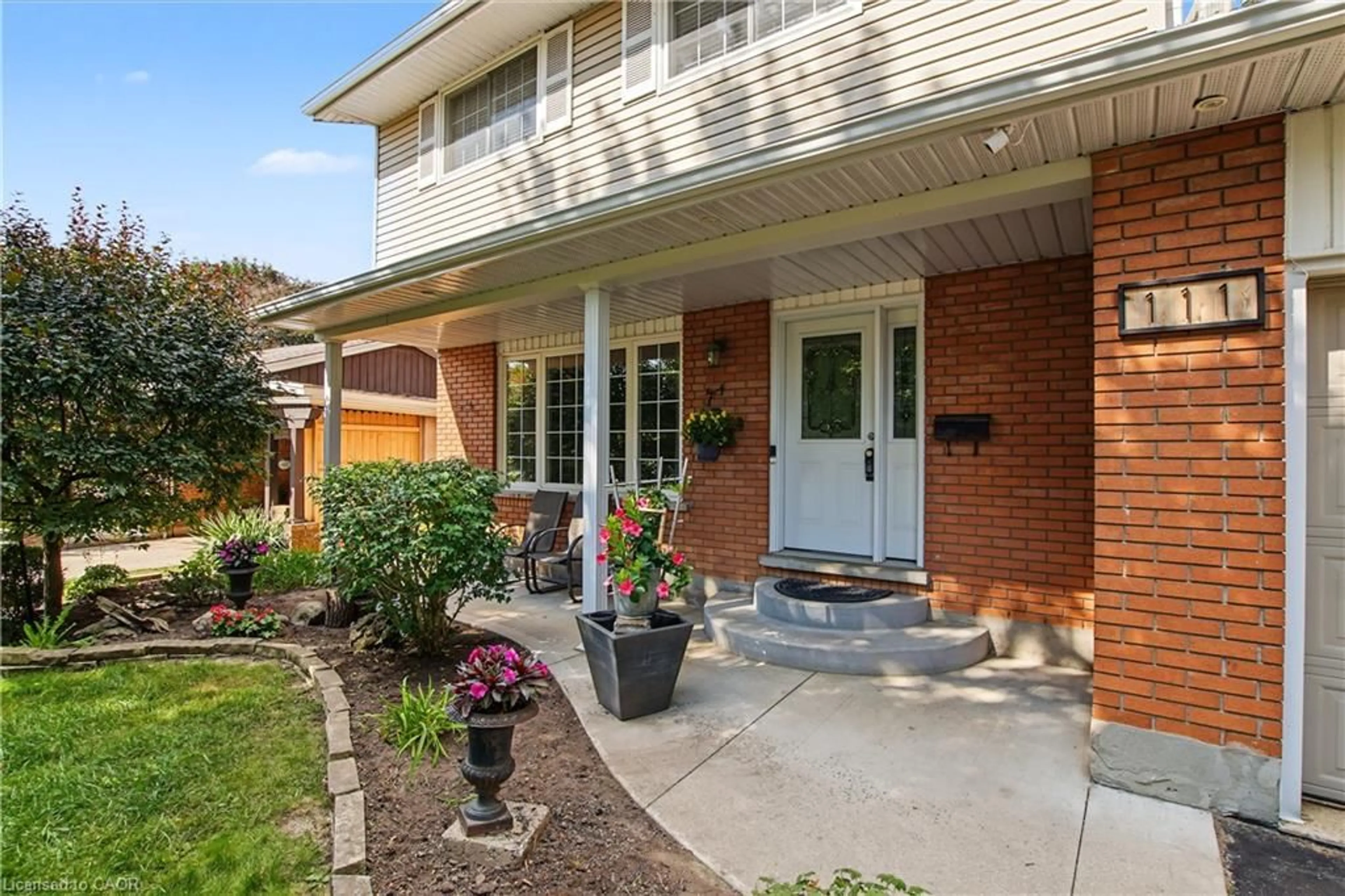 Home with brick exterior material, street for 111 Macgregor Cres, Waterloo Ontario N2J 3X1