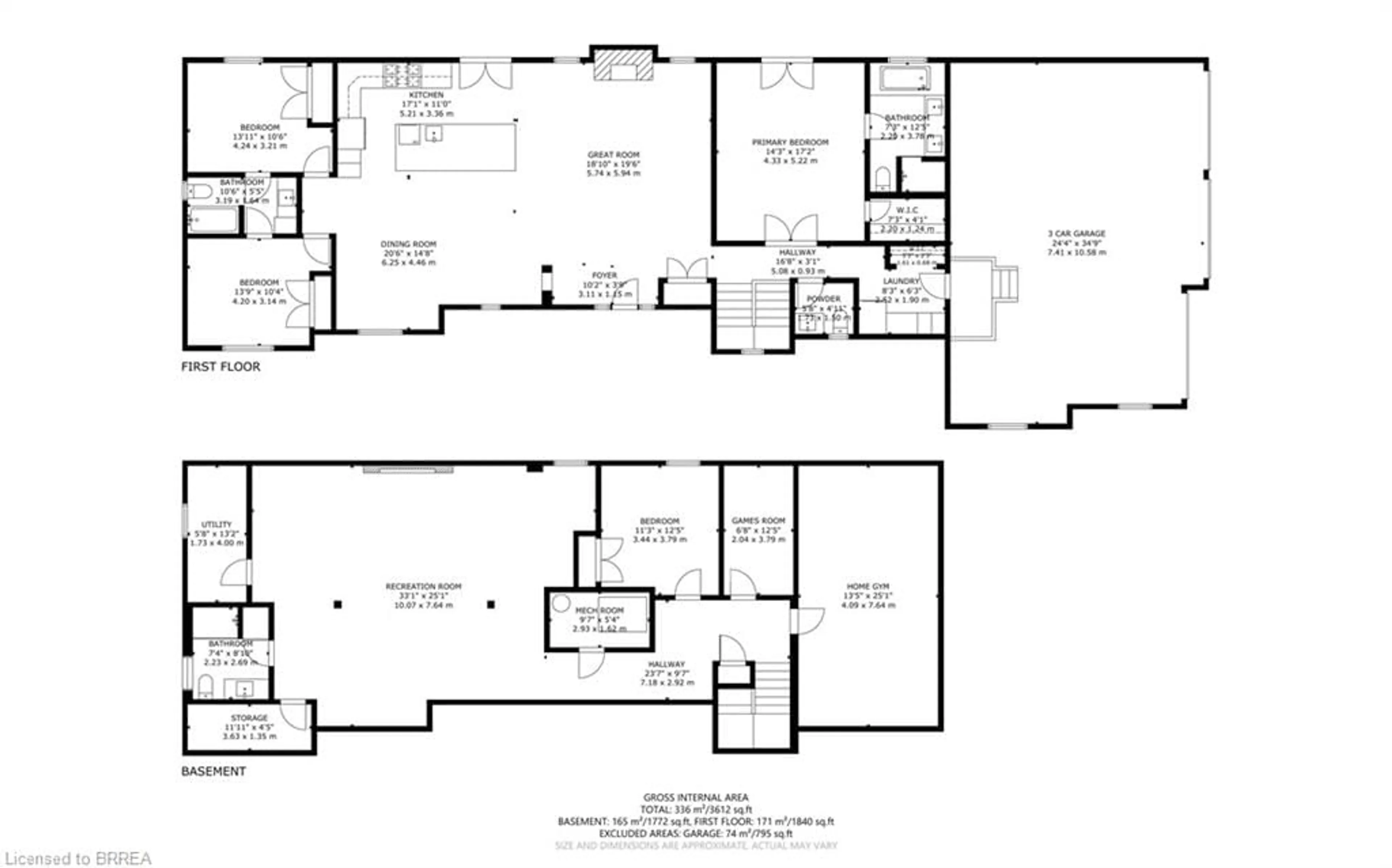 Floor plan for 24 Wingrove Woods, Brantford Ontario N3T 0M2