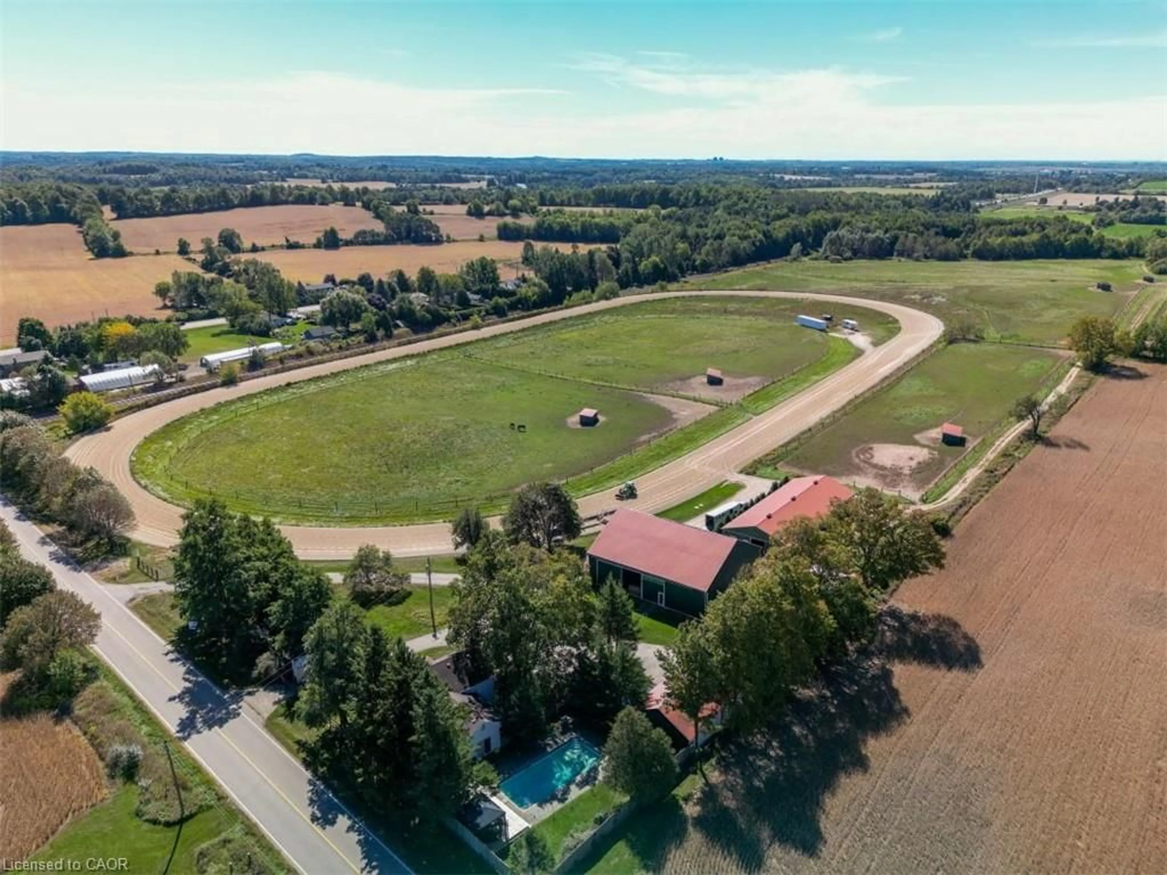 A pic from outside/outdoor area/front of a property/back of a property/a pic from drone, unknown for 5116 Third Line, Guelph Ontario N0B 2K0