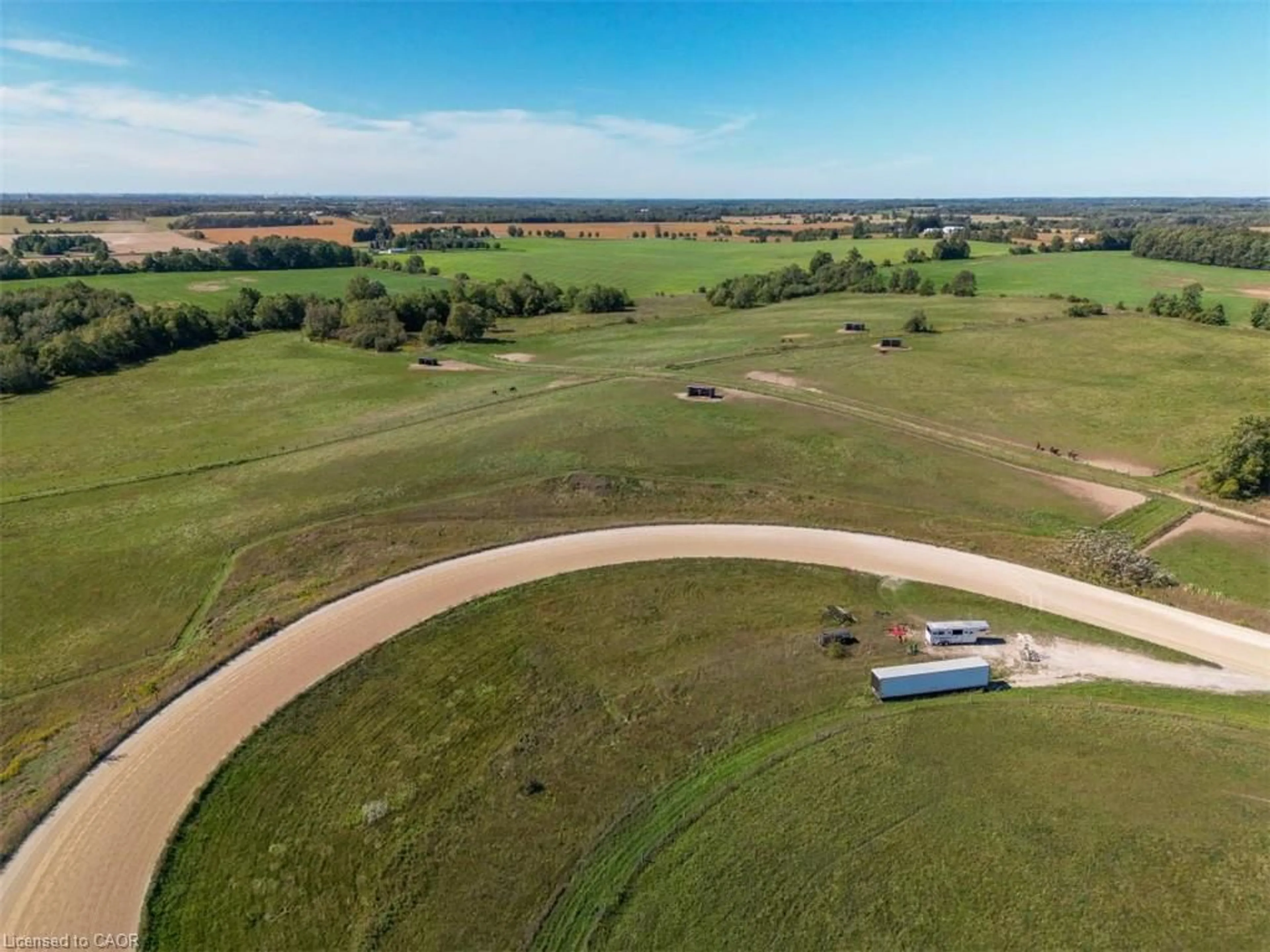 A pic from outside/outdoor area/front of a property/back of a property/a pic from drone, water/lake/river/ocean view for 5116 Third Line, Guelph Ontario N0B 2K0