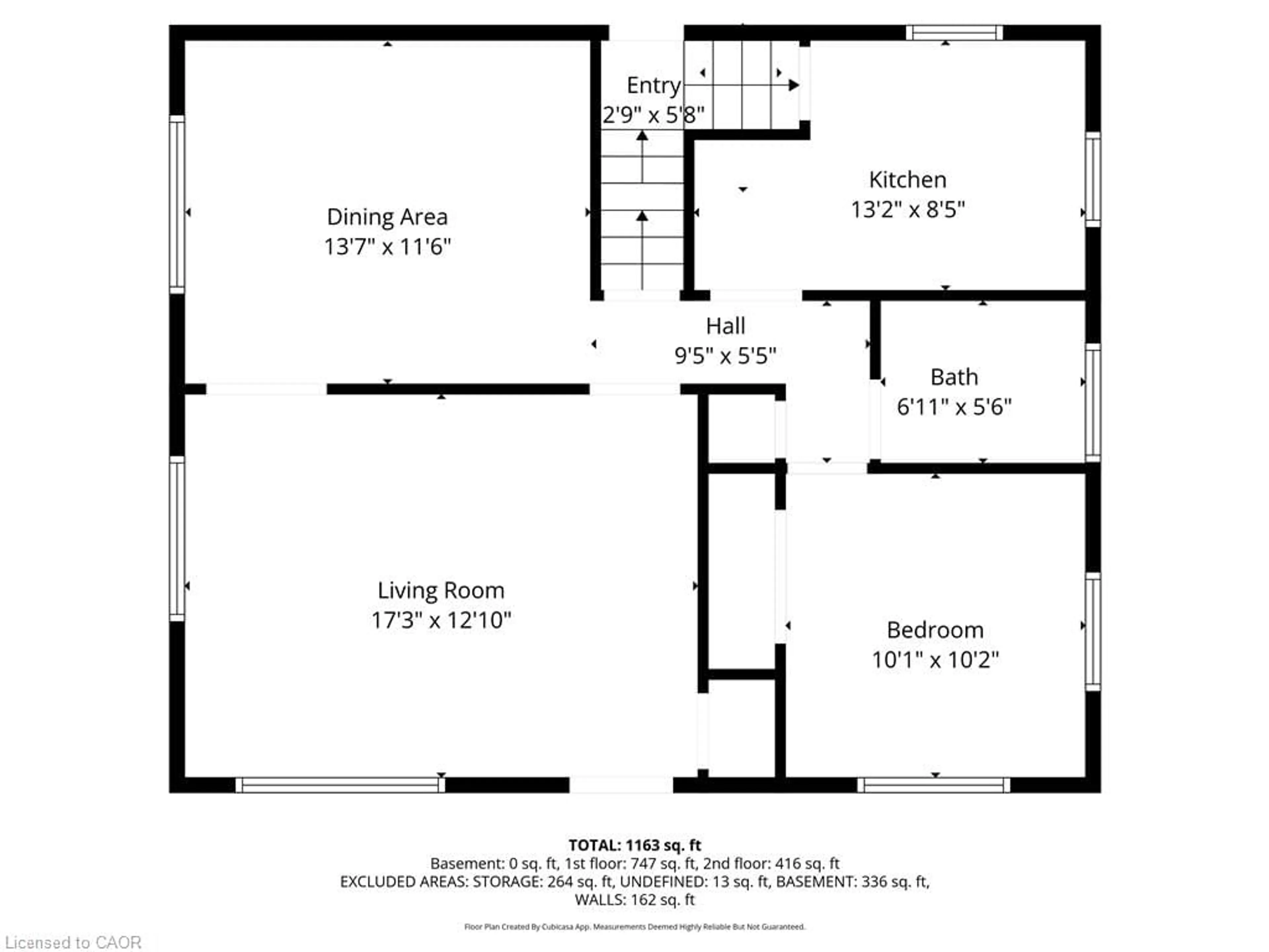 Floor plan for 23 Erie Ave, Fisherville Ontario N0A 1G0