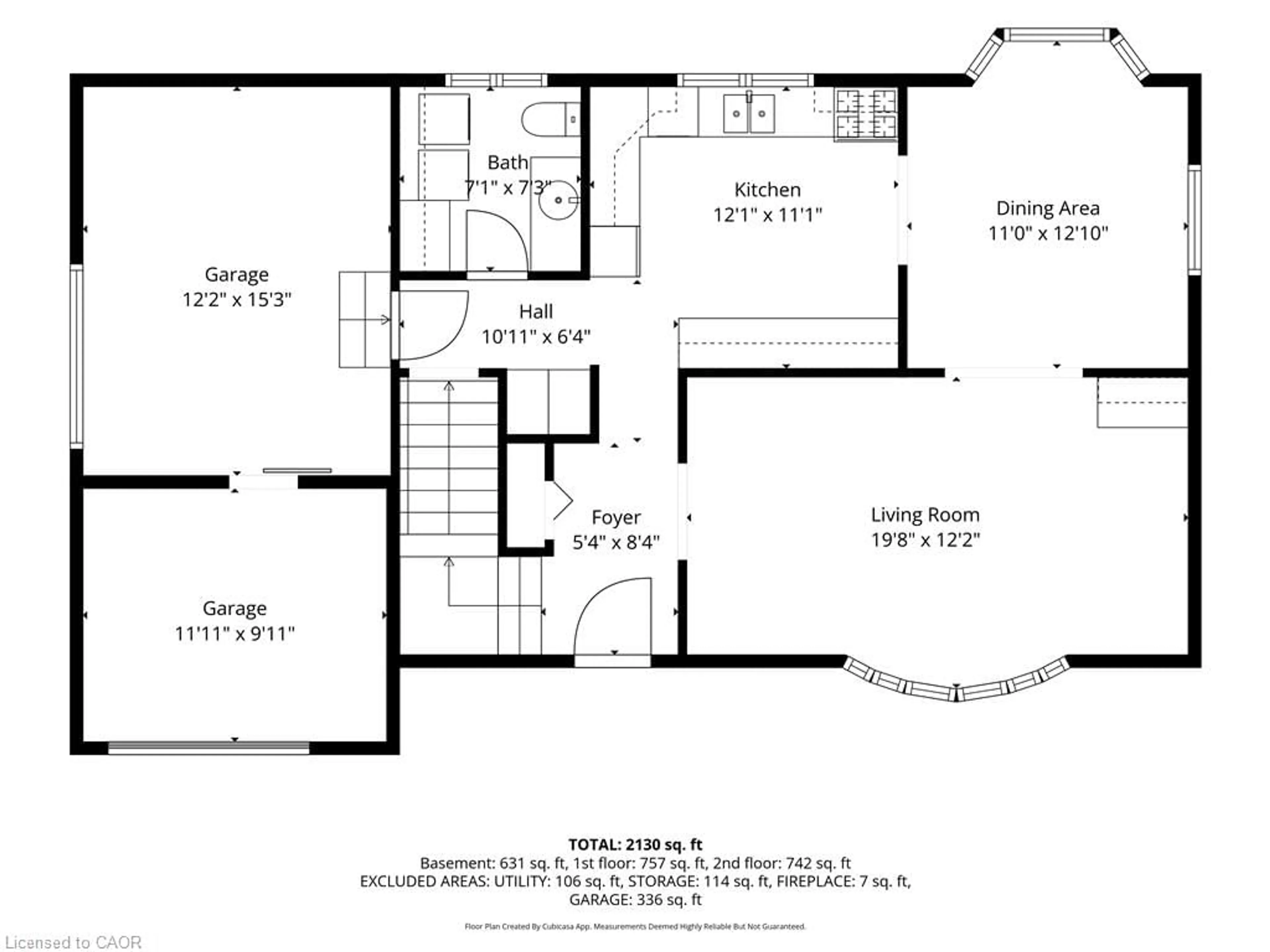 Floor plan for 108 Temperance St, Waterford Ontario N0E 1Y0